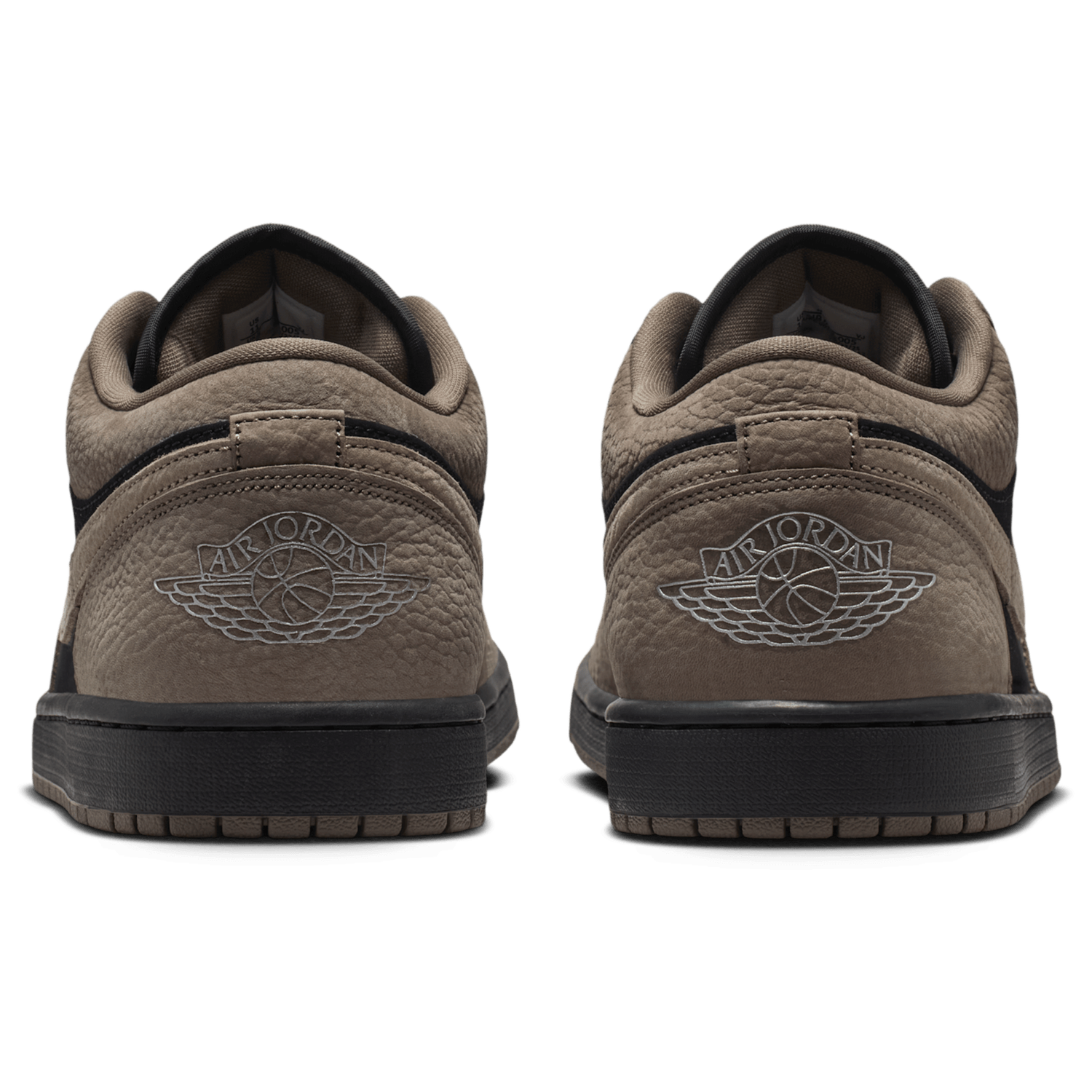 Jordan Air Jordan 1 Low SE - Men's - Black/Light Wild Mango/Olive Grey