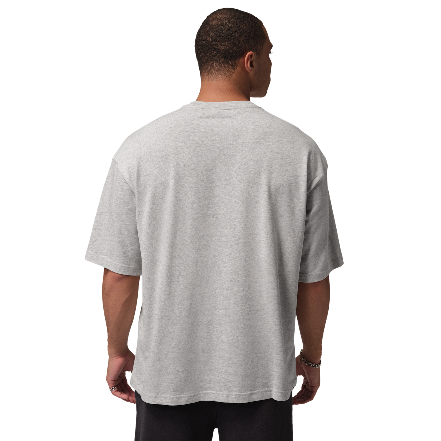 Jordan Brooklyn Oversized T-Shirt - Men's - Black/Heather Grey