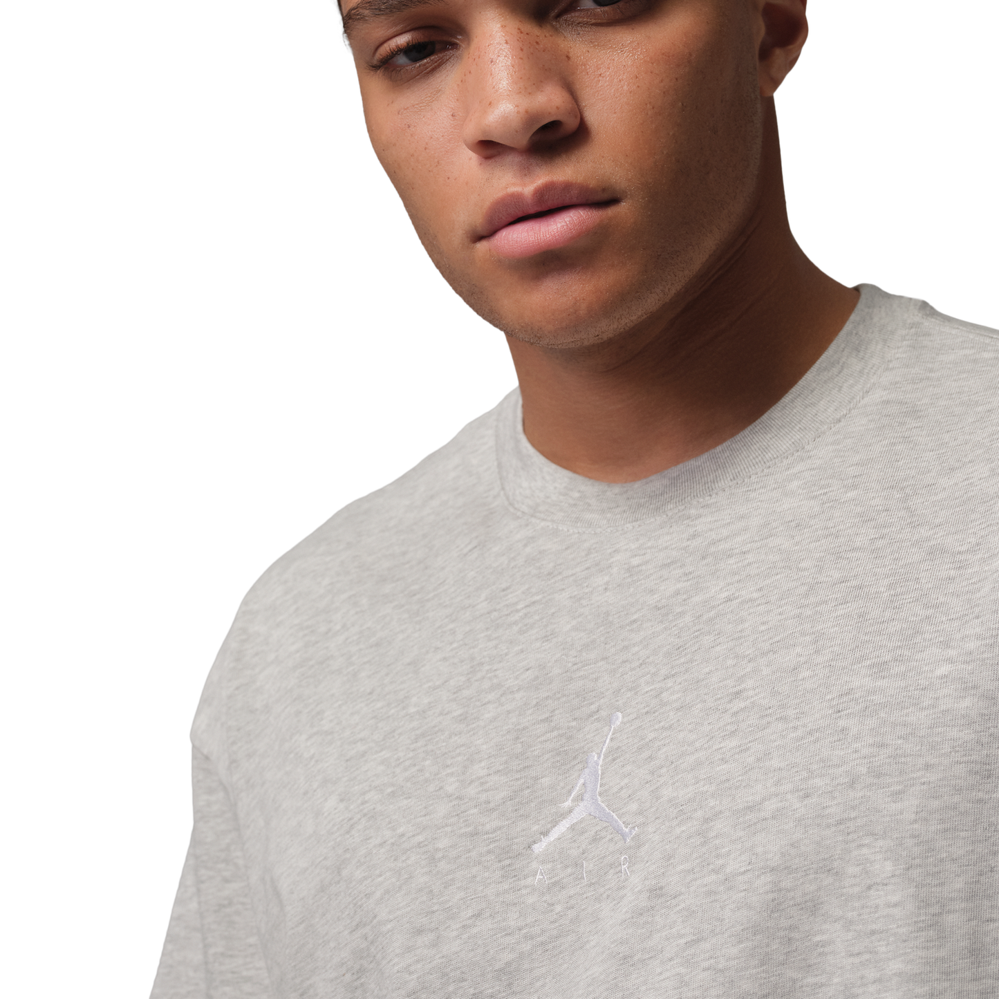 Jordan Brooklyn Oversized T-Shirt - Men's - Black/Heather Grey