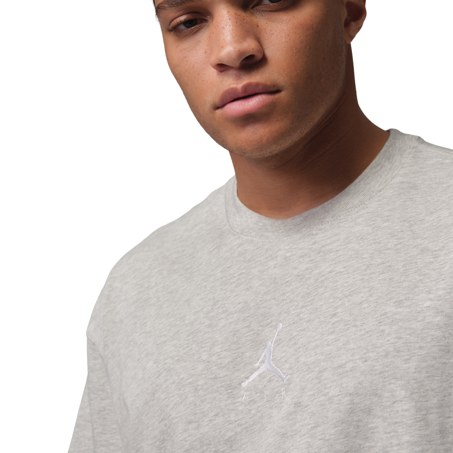 Jordan Brooklyn Oversized T-Shirt - Men's - Black/Heather Grey