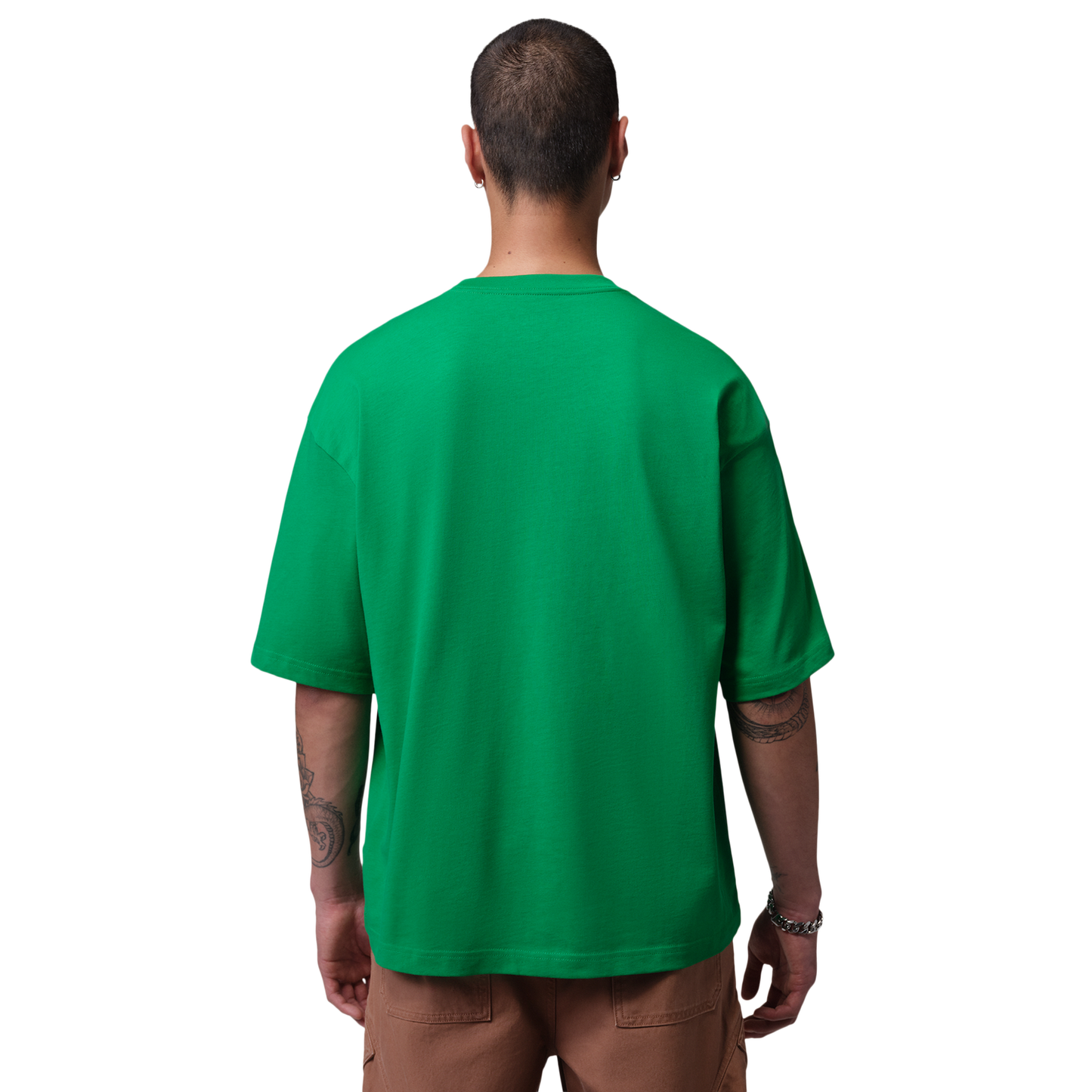 Jordan Brooklyn Oversized T-Shirt - Men's - Lucky Green/Lucky Green