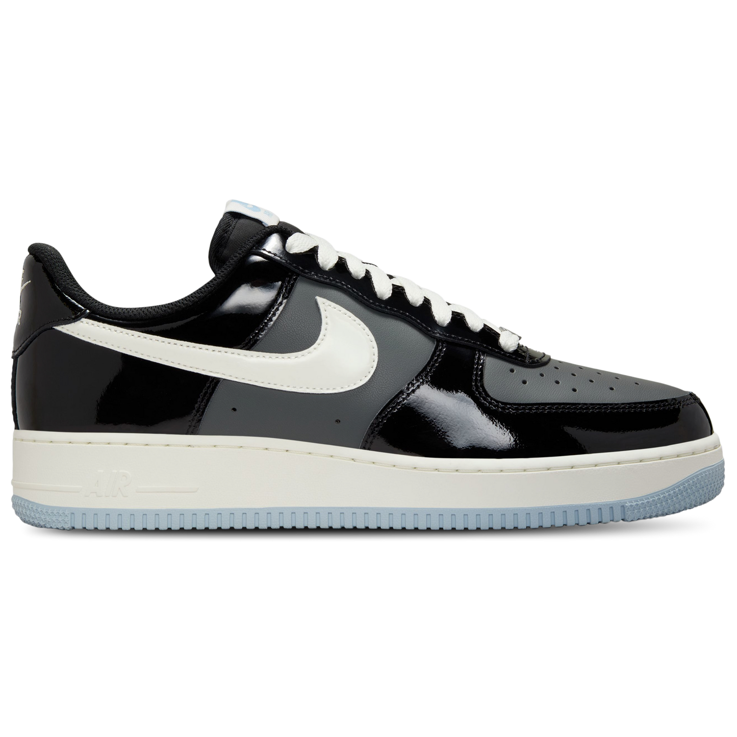 Nike Air Force 1 '07 FL - Men's - Black/Sail/Armory Blue