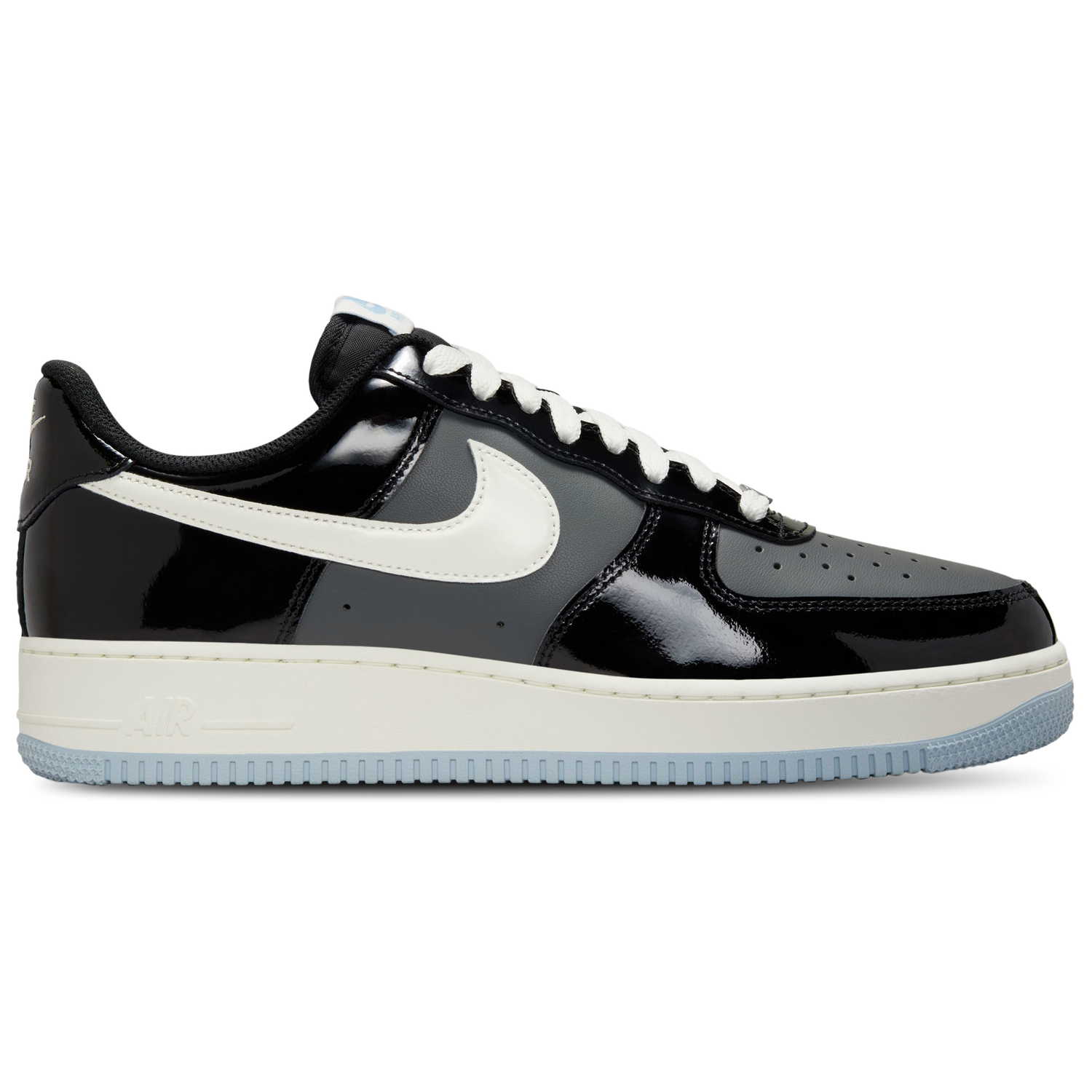 Nike Air Force 1 '07 FL - Men's - Black/Sail/Armory Blue