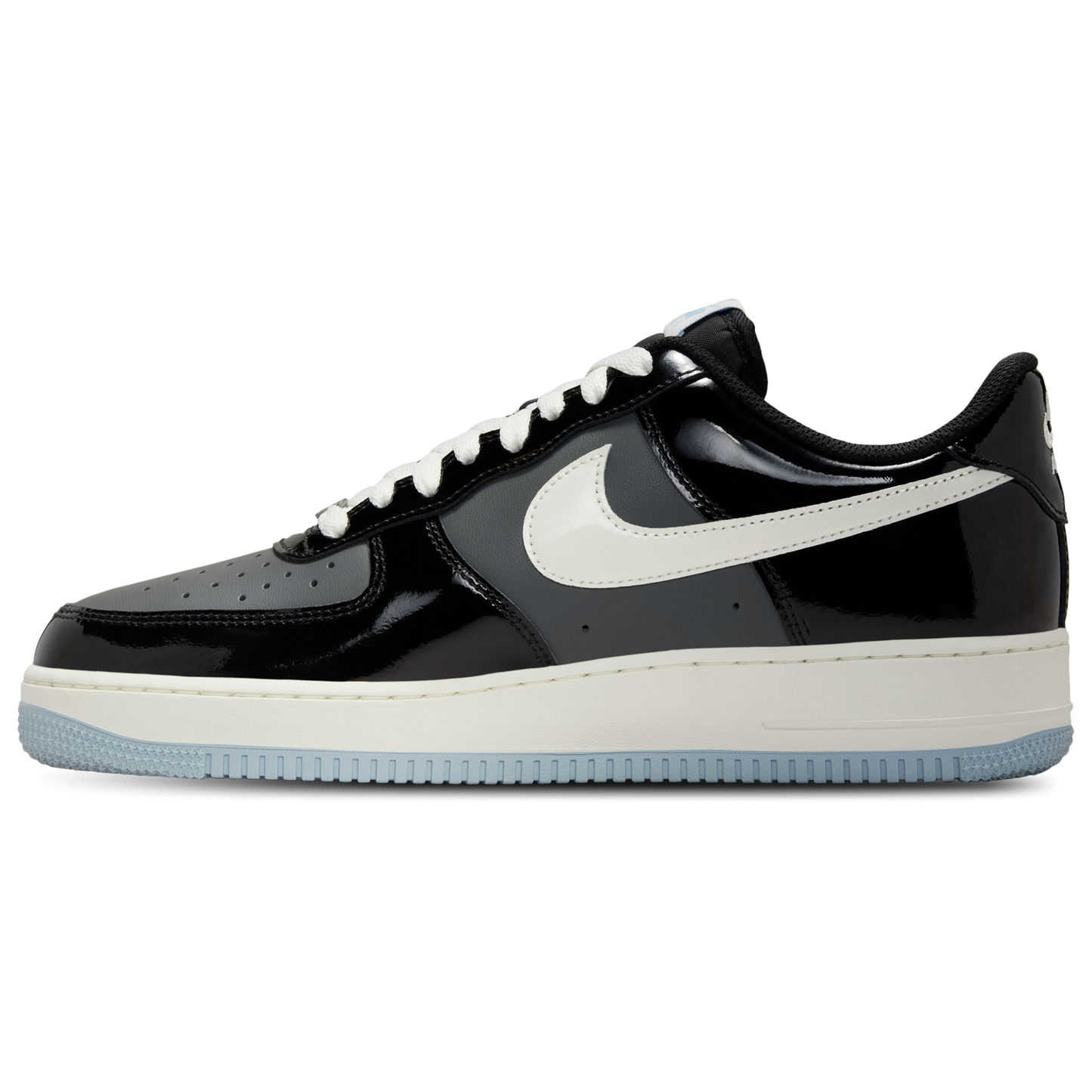 Nike Air Force 1 '07 FL - Men's - Black/Sail/Armory Blue
