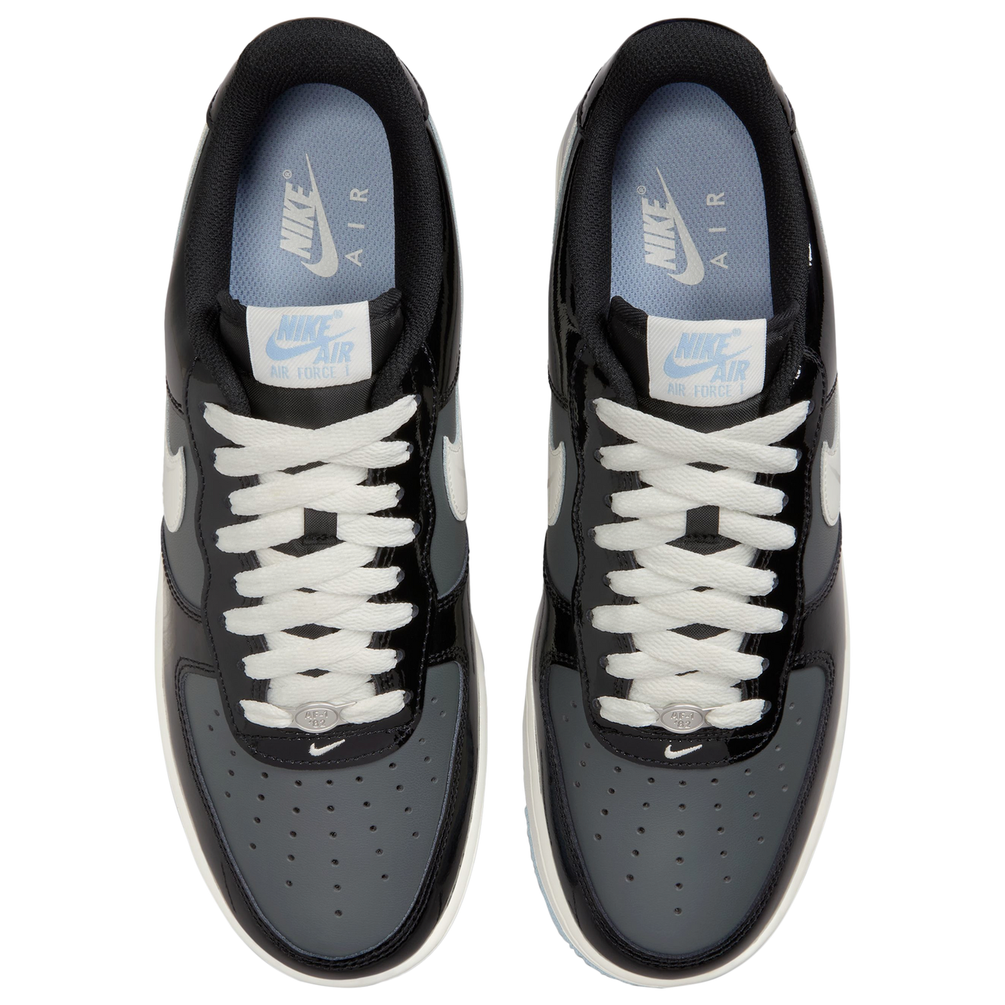 Nike Air Force 1 '07 FL - Men's - Black/Sail/Armory Blue