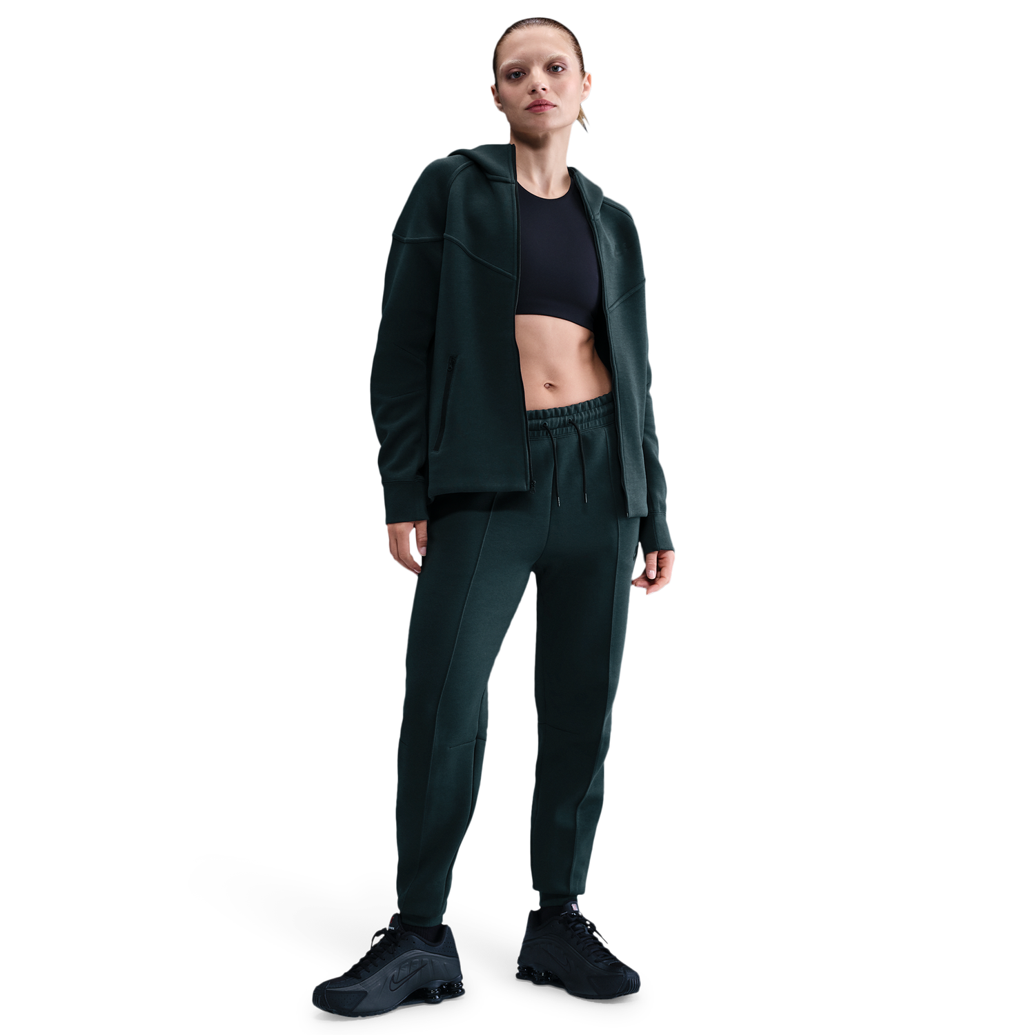 Nike NSW Tech Fleece MR Joggers - Women's - Seaweed/Black