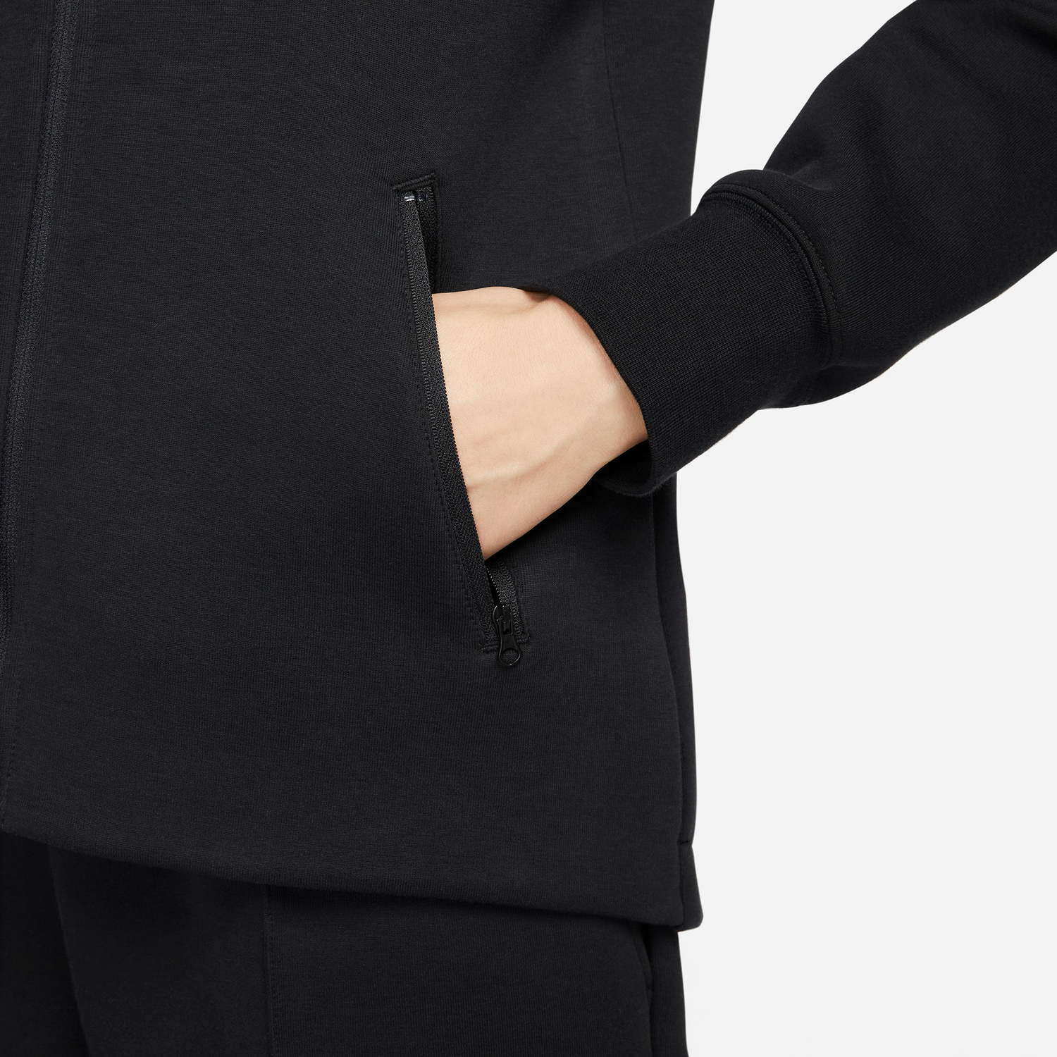 Nike NSW Tech Fleece WR Full-Zip Hoodie - Women's - Black/Black