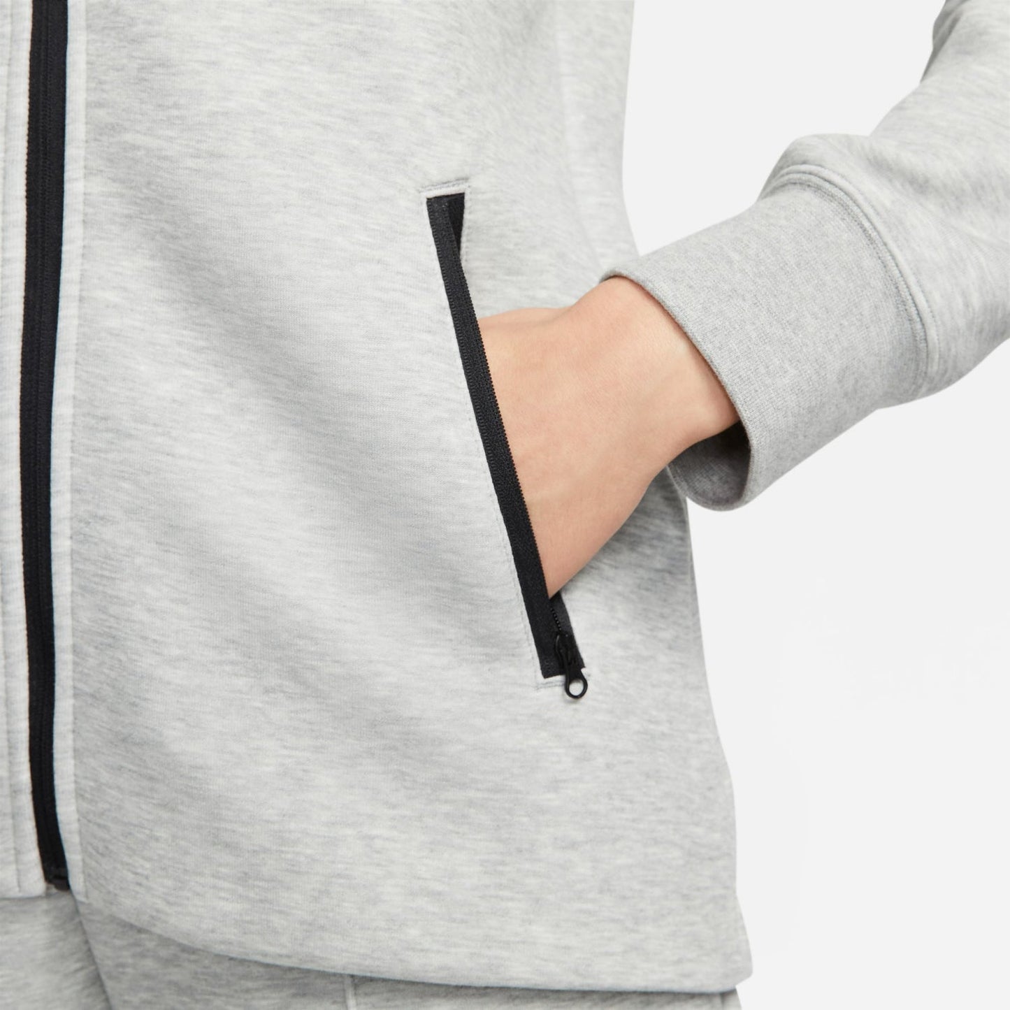 Nike NSW Tech Fleece WR Full-Zip Hoodie - Women's - Grey/Black