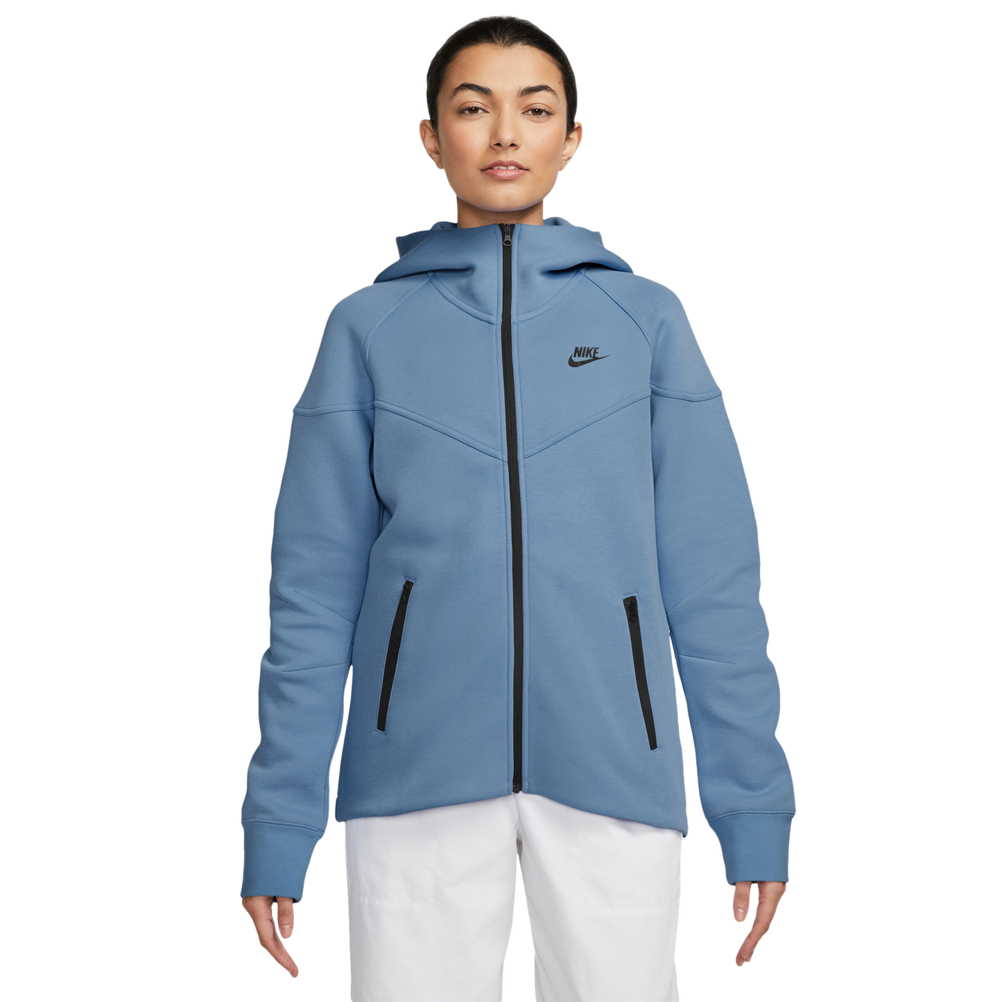 Nike Tech Fleece Full ZIP Hoodie - Women's - Blue/Black