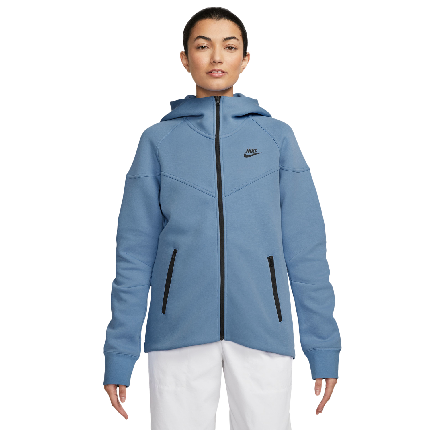 Nike Tech Fleece Full ZIP Hoodie - Women's - Blue/Black