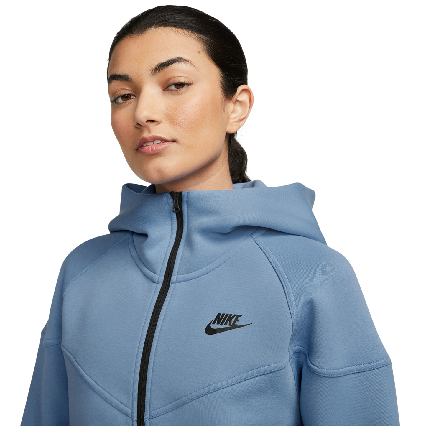Nike Tech Fleece Full ZIP Hoodie - Women's - Blue/Black