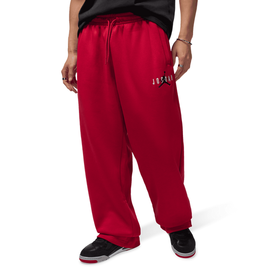 Jordan Brooklyn Oversize Stretch Pants - Men's - Red/Black