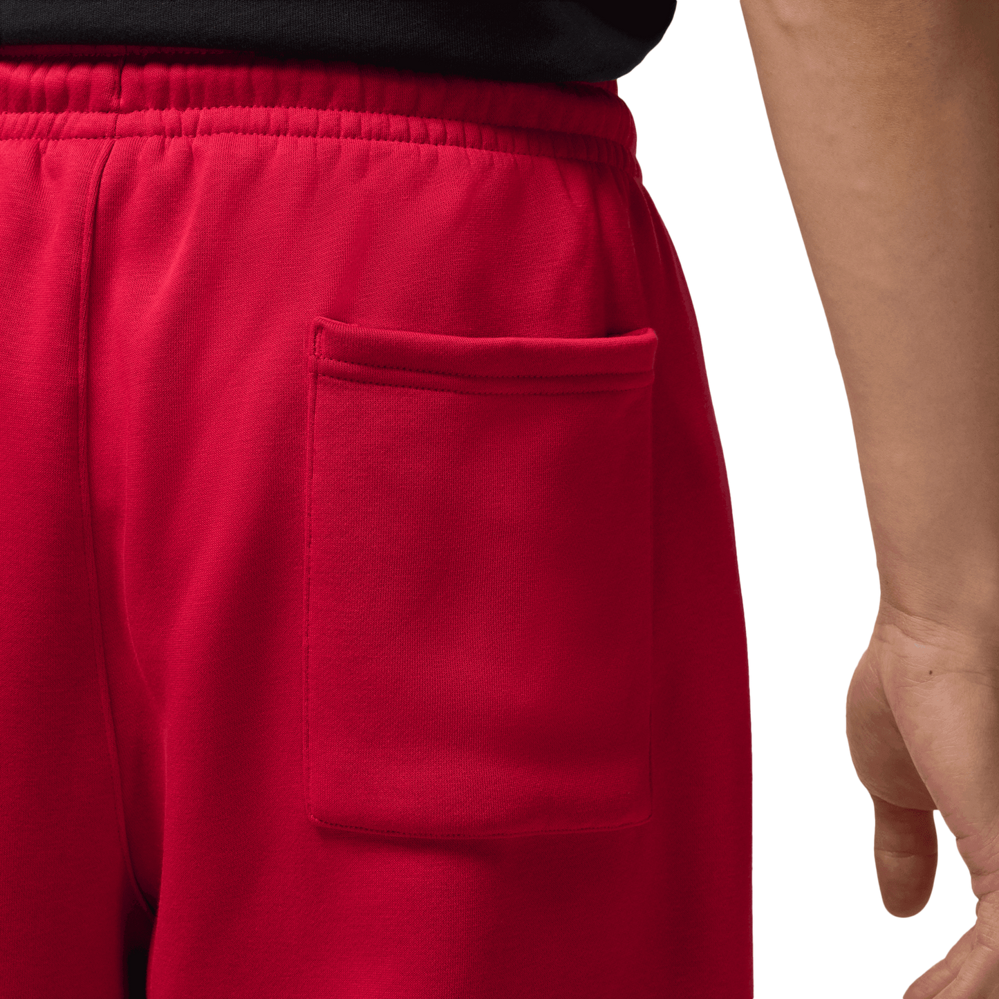 Jordan Brooklyn Oversize Stretch Pants - Men's - Red/Black
