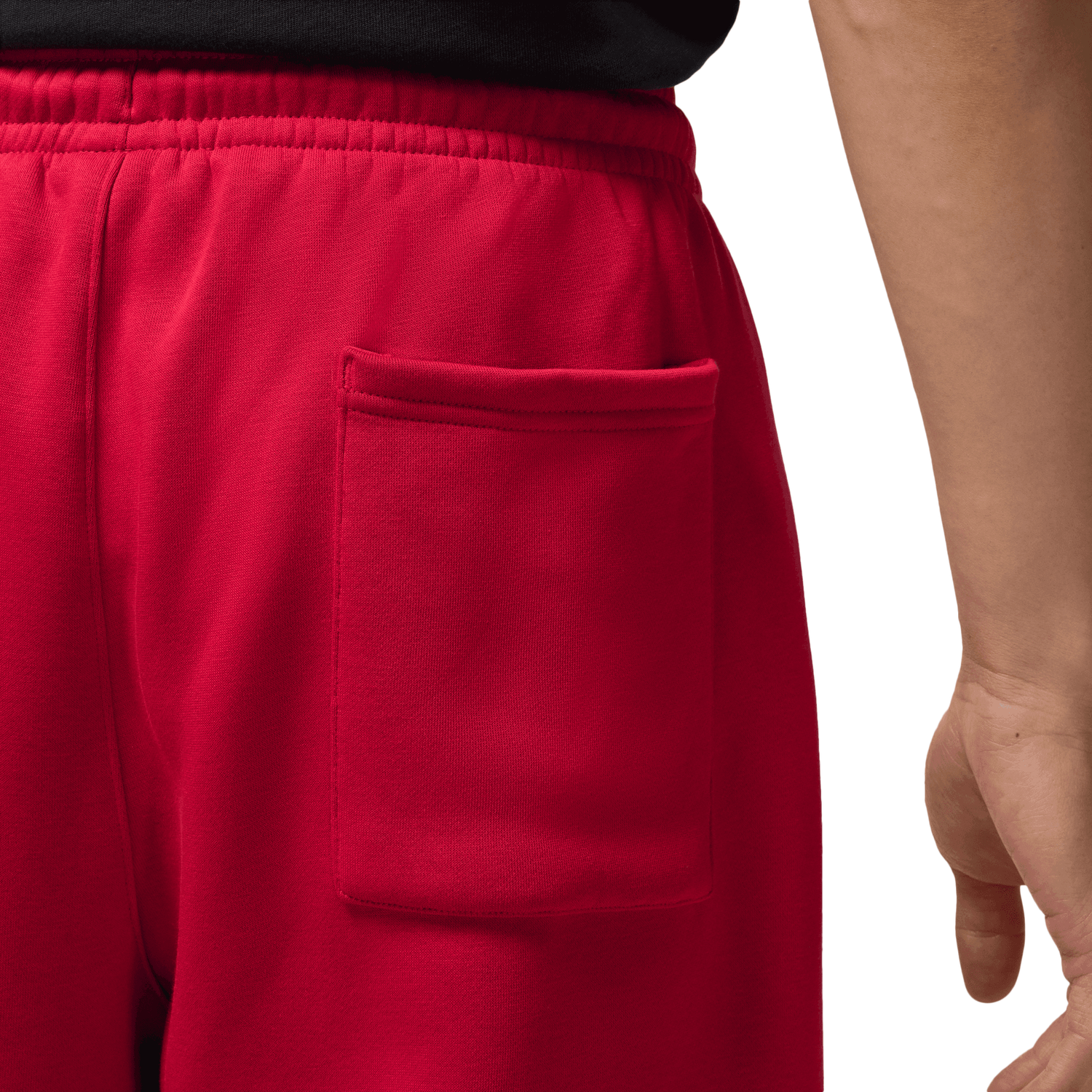 Jordan Brooklyn Oversize Stretch Pants - Men's - Red/Black
