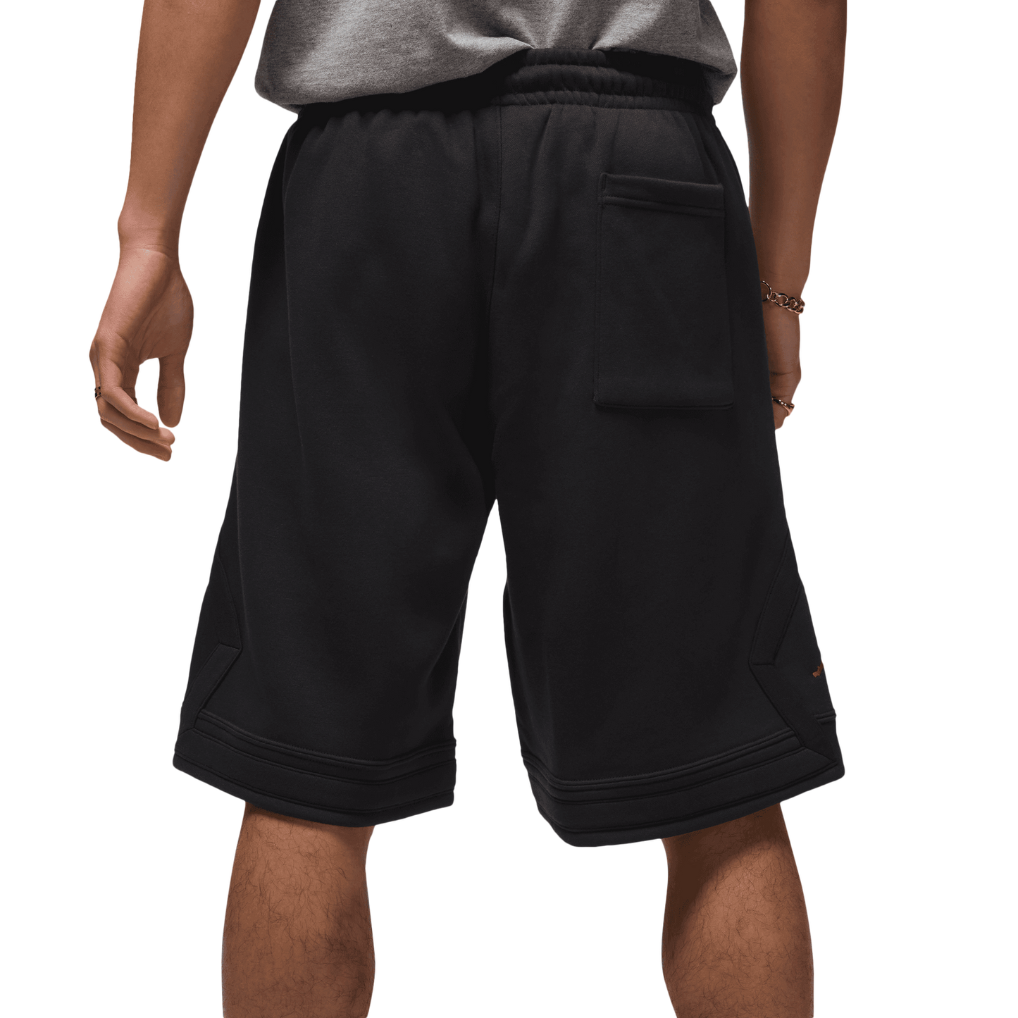 Jordan Brooklyn Oversize Stretch Shorts - Men's - Red/Black