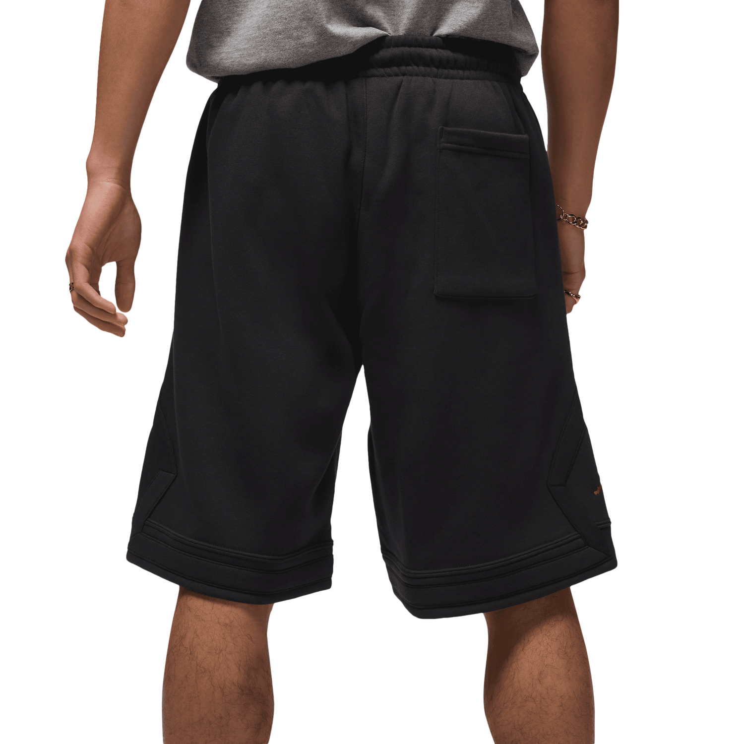 Jordan Brooklyn Oversize Stretch Shorts - Men's - Red/Black