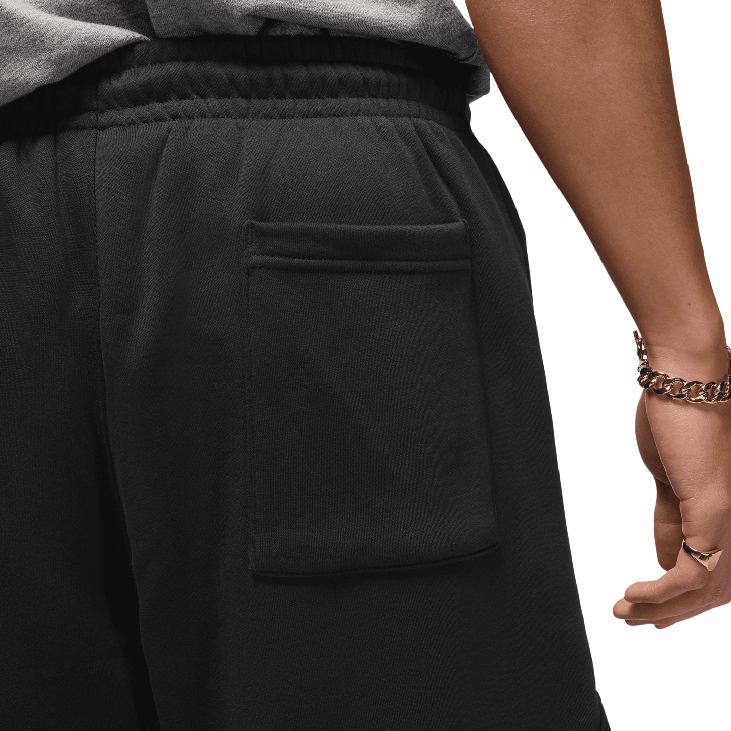 Jordan Brooklyn Oversize Stretch Shorts - Men's - Red/Black