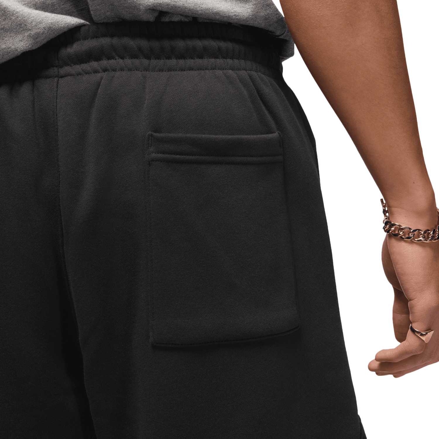 Jordan Brooklyn Oversize Stretch Shorts - Men's - Red/Black