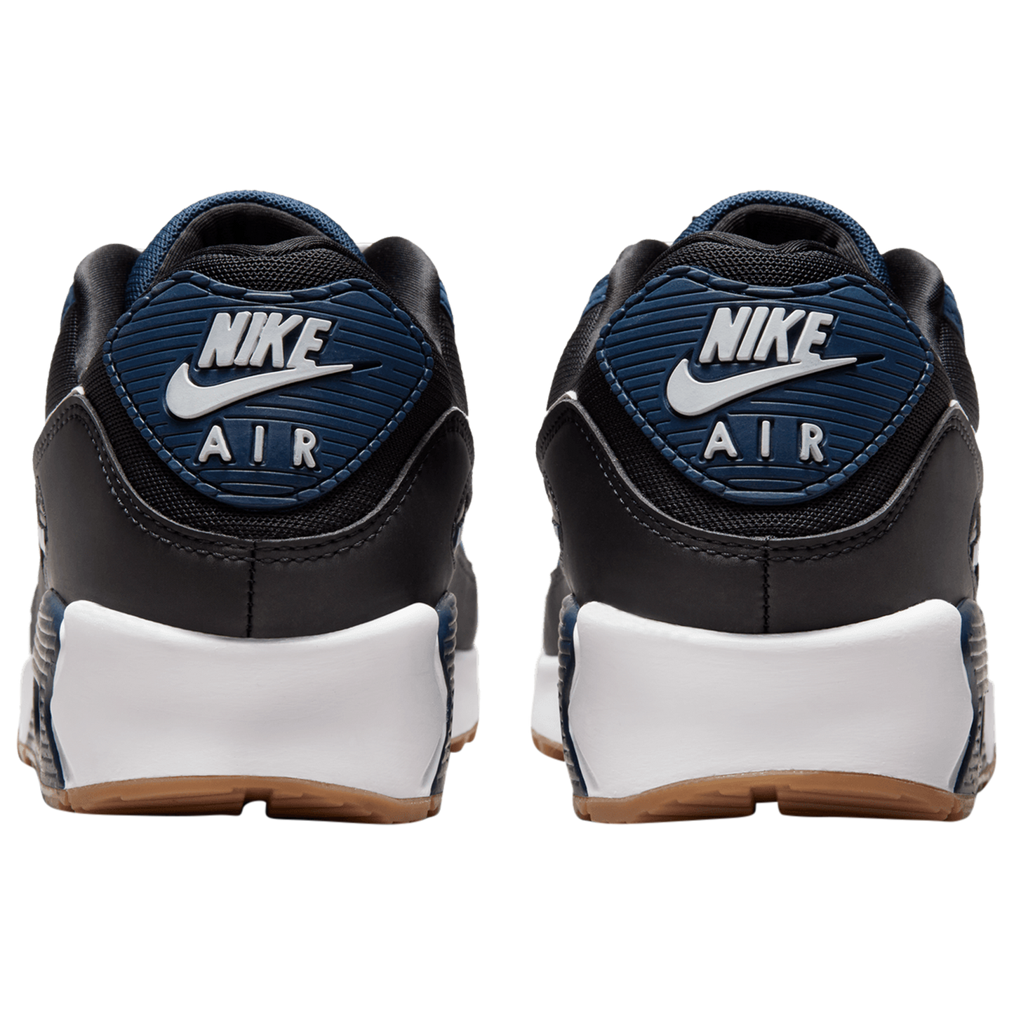 Nike Air Max 90 - Men's - Midnight Navy/White/Gum Medium Brown