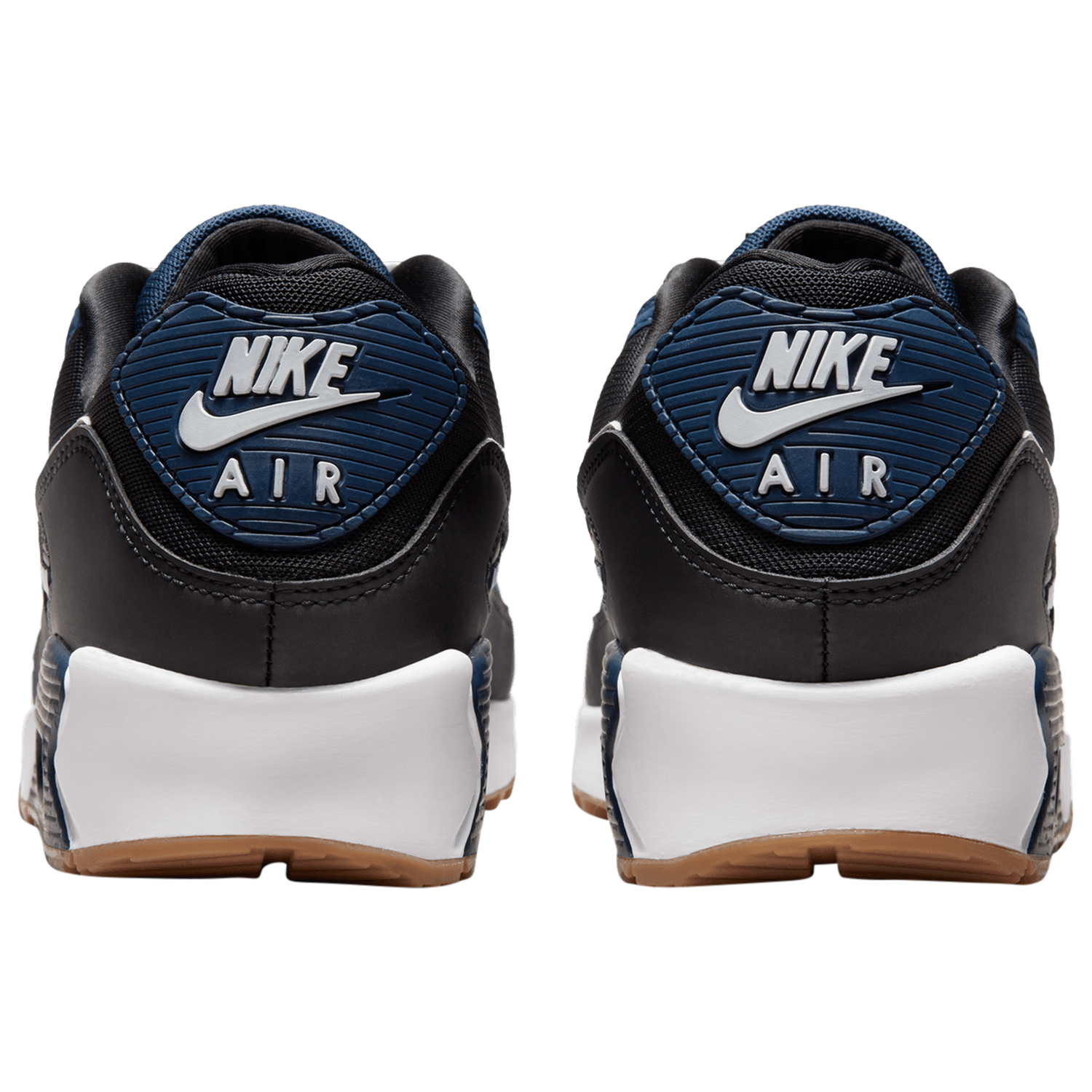 Nike Air Max 90 - Men's - Midnight Navy/White/Gum Medium Brown