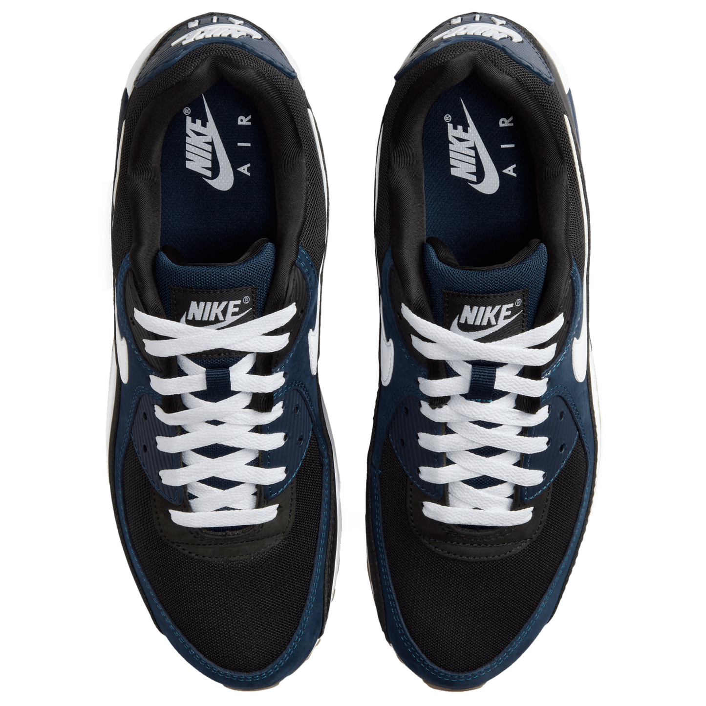 Nike Air Max 90 - Men's - Midnight Navy/White/Gum Medium Brown
