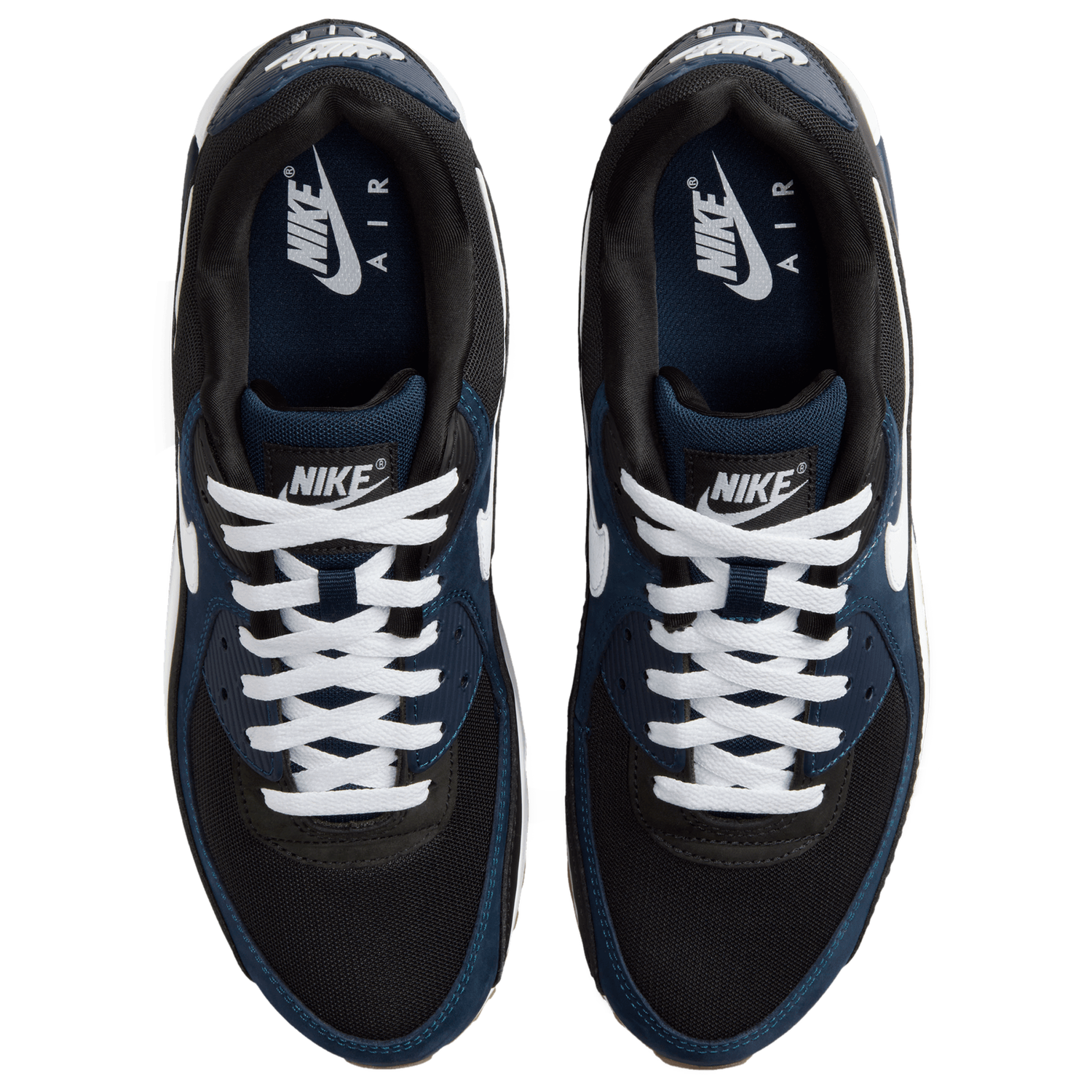Nike Air Max 90 - Men's - Midnight Navy/White/Gum Medium Brown