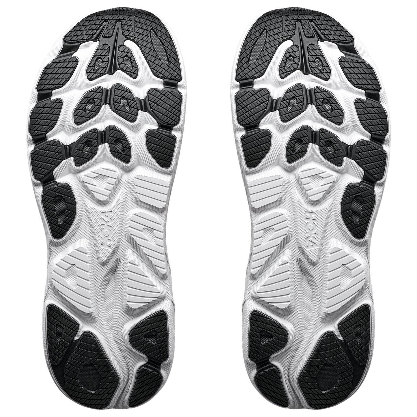 HOKA Clifton 11 - Men's - Black/White/Yellow