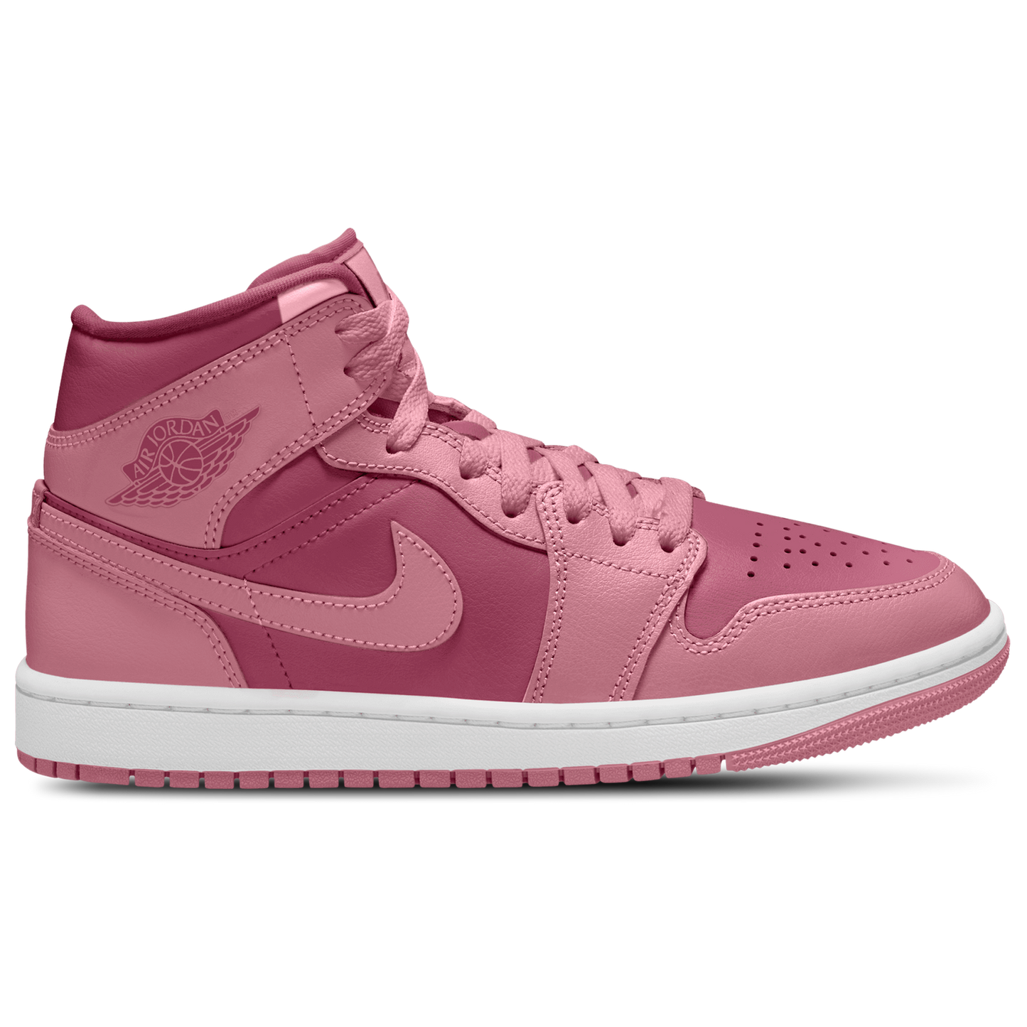 Jordan AJ 1 Mid - Women's - Red/White