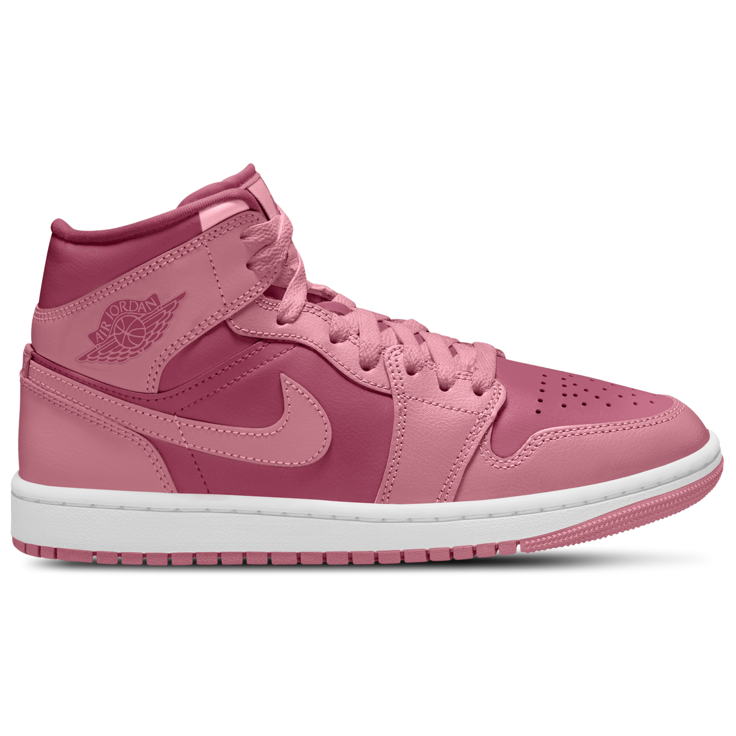 Jordan AJ 1 Mid - Women's - Red/White
