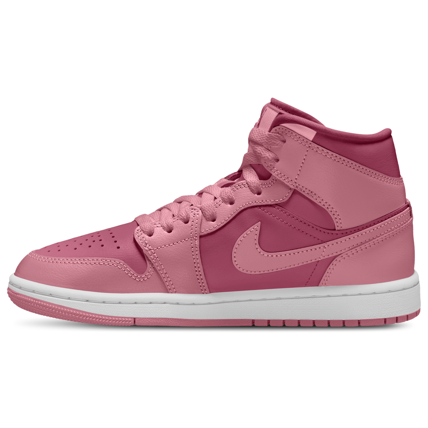 Jordan AJ 1 Mid - Women's - Red/White