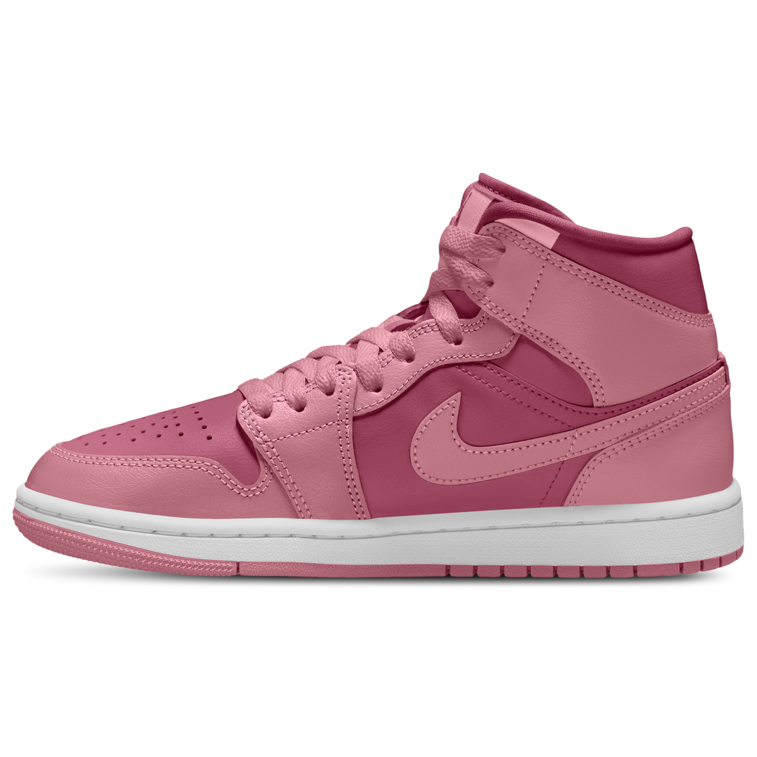 Jordan AJ 1 Mid - Women's - Red/White