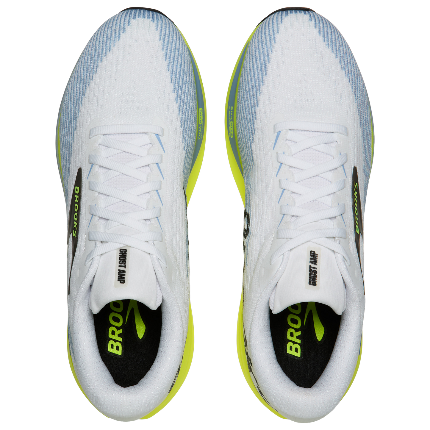 Brooks Ghost Amp - Men's - Grey/Yellow