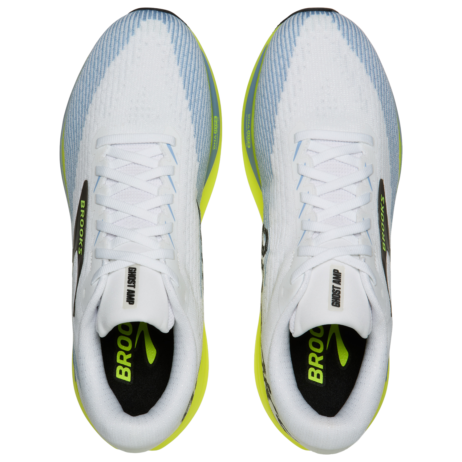 Brooks Ghost Amp - Men's - Grey/Yellow