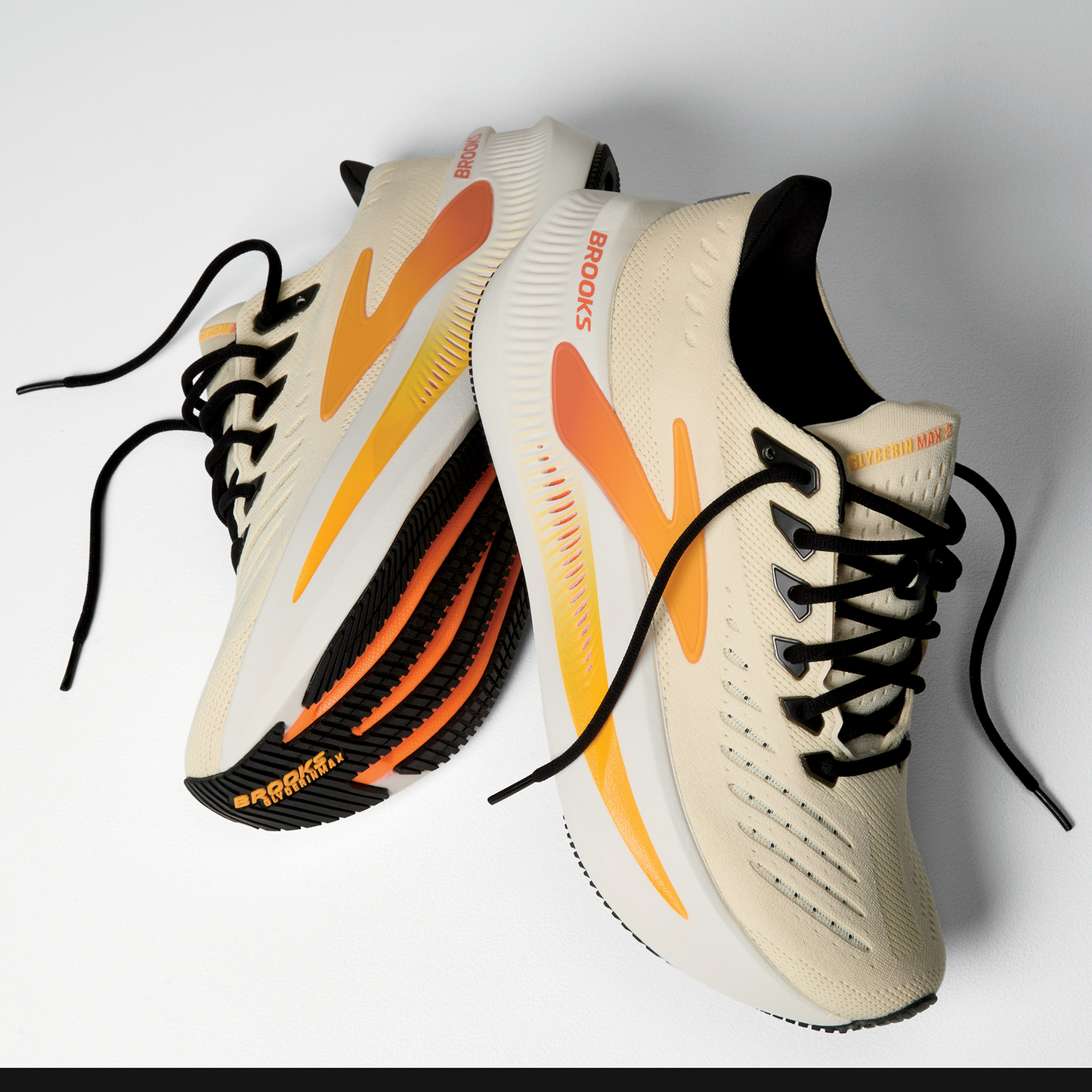Brooks Glycerin Max 2 - Men's - White/Orange