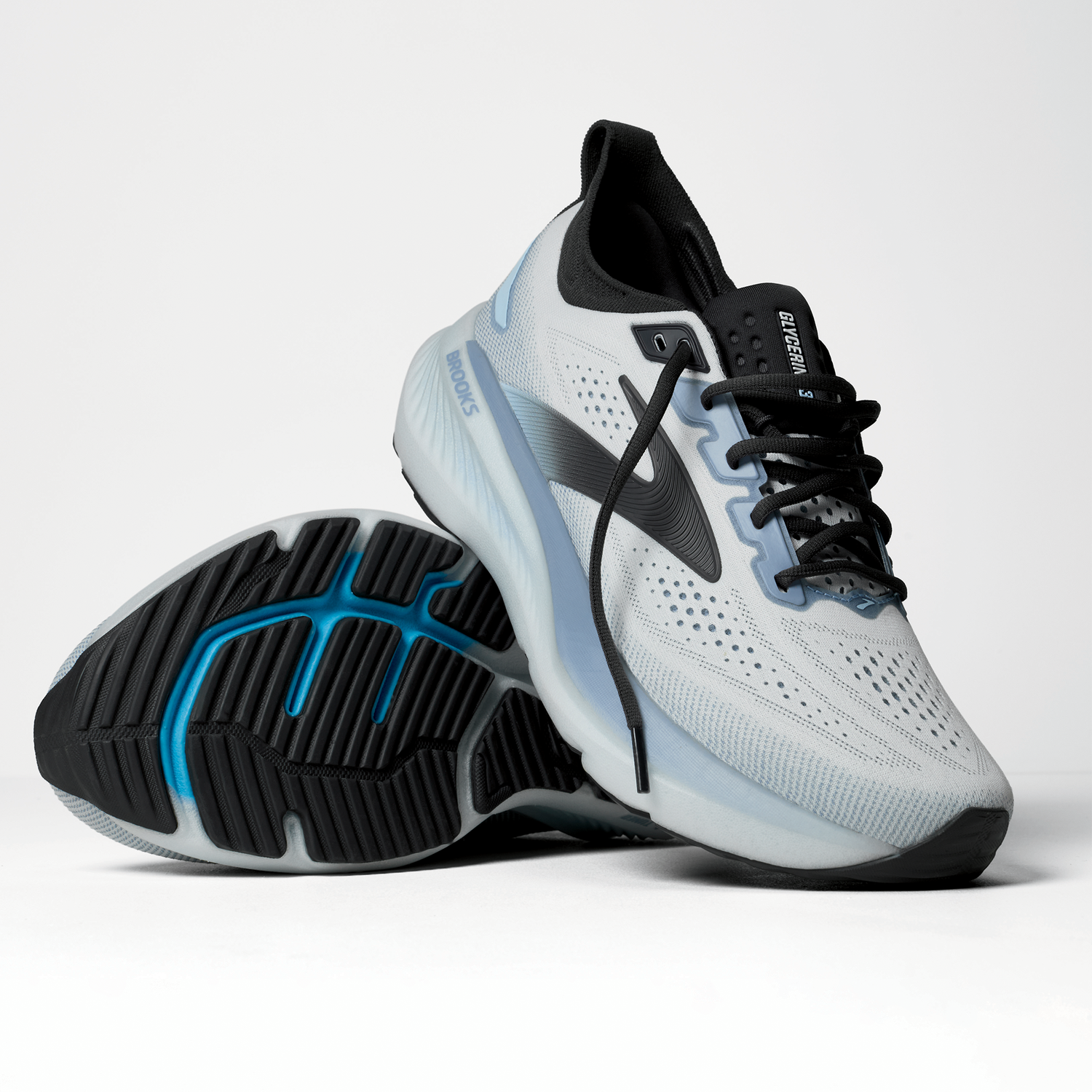 Brooks Glycerin 23 - Men's - White/Blue