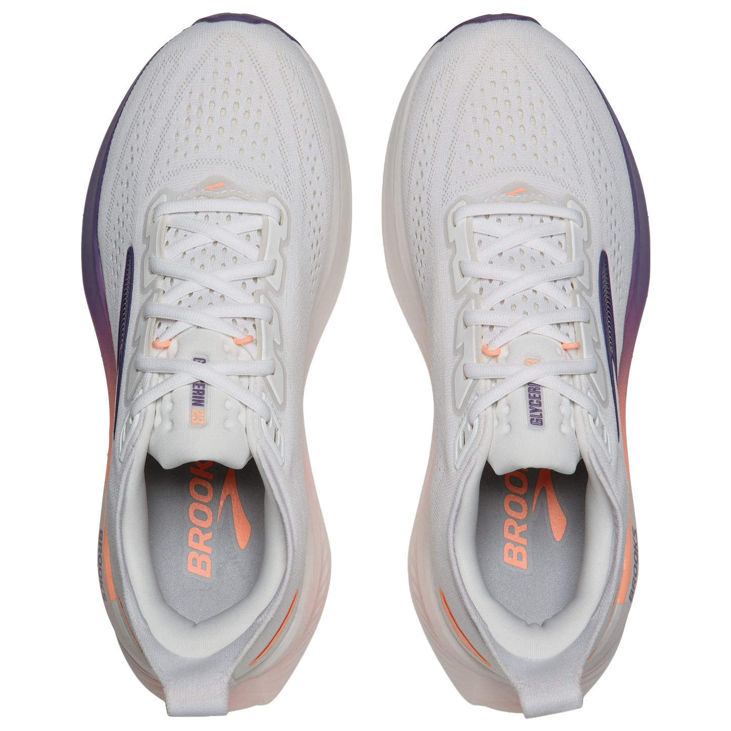 Brooks Glycerin 23 - Women's - White/Purple