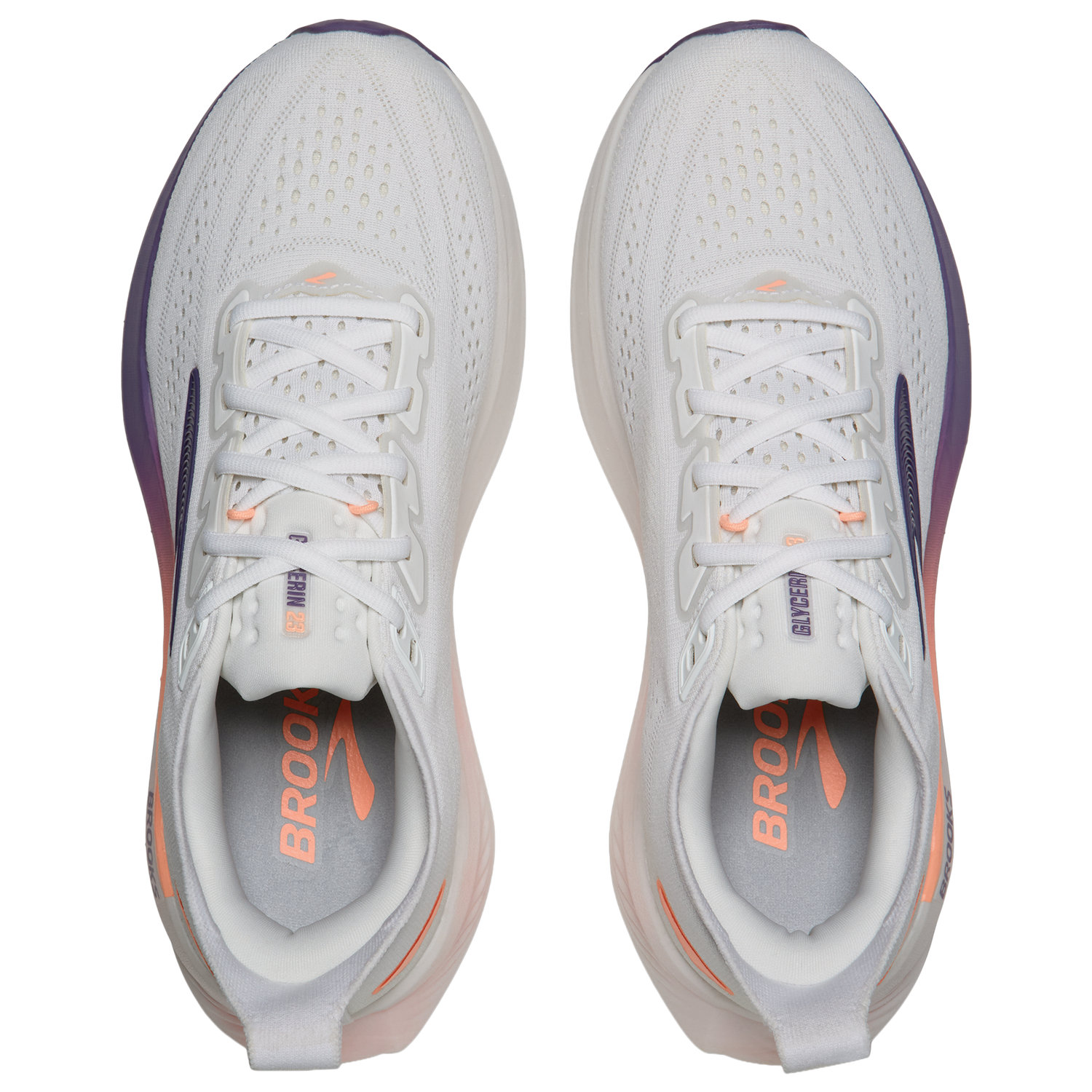 Brooks Glycerin 23 - Women's - White/Purple