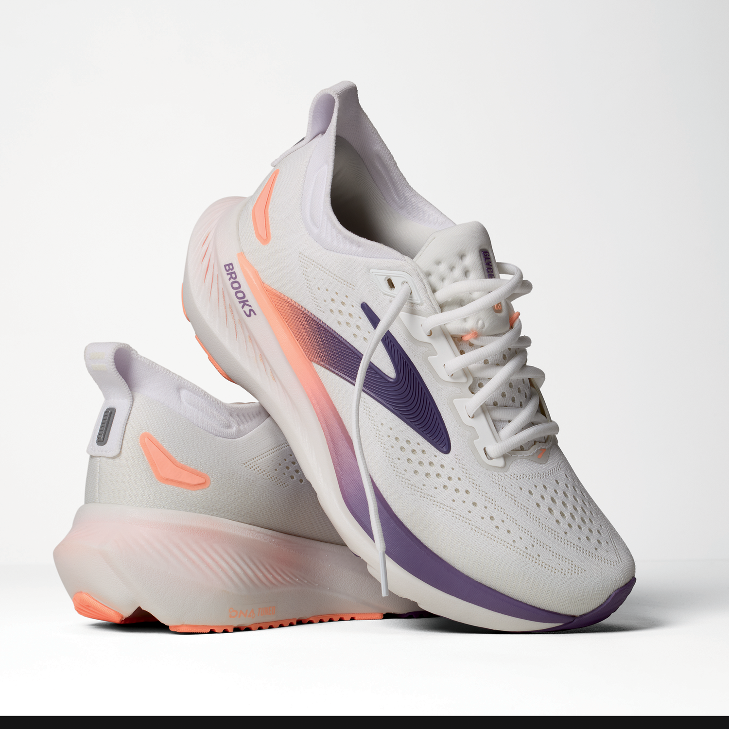Brooks Glycerin 23 - Women's - White/Purple