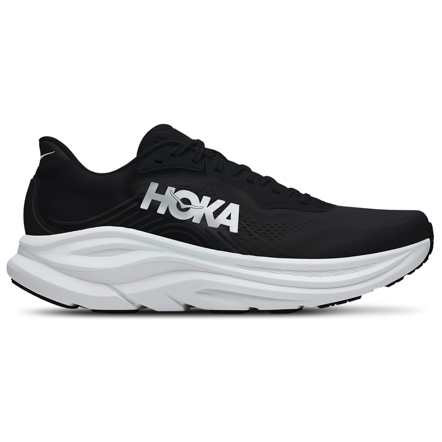 HOKA Clifton 11 - Men's - White/Black