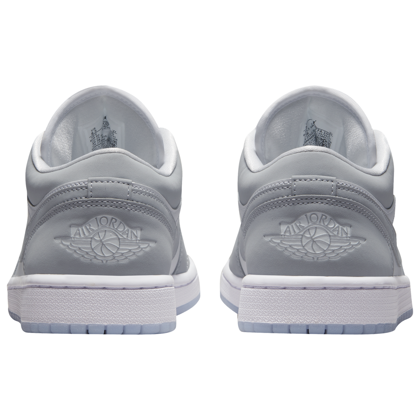 Jordan AJ 1 Low - Women's - White/Wolf Grey/Aluminum