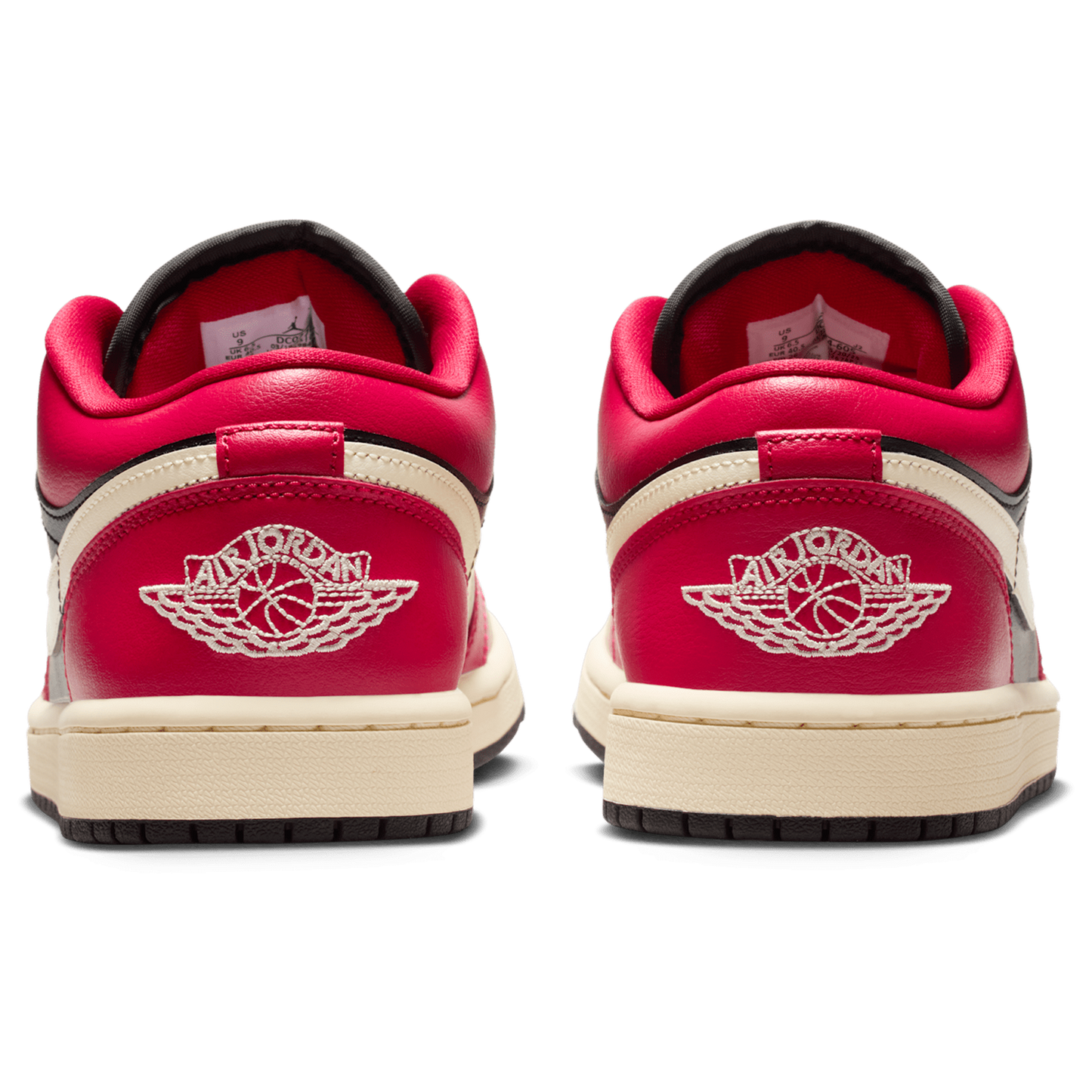 Jordan AJ 1 Low - Women's - Black/Mystic Hibiscus/Coconut Milk