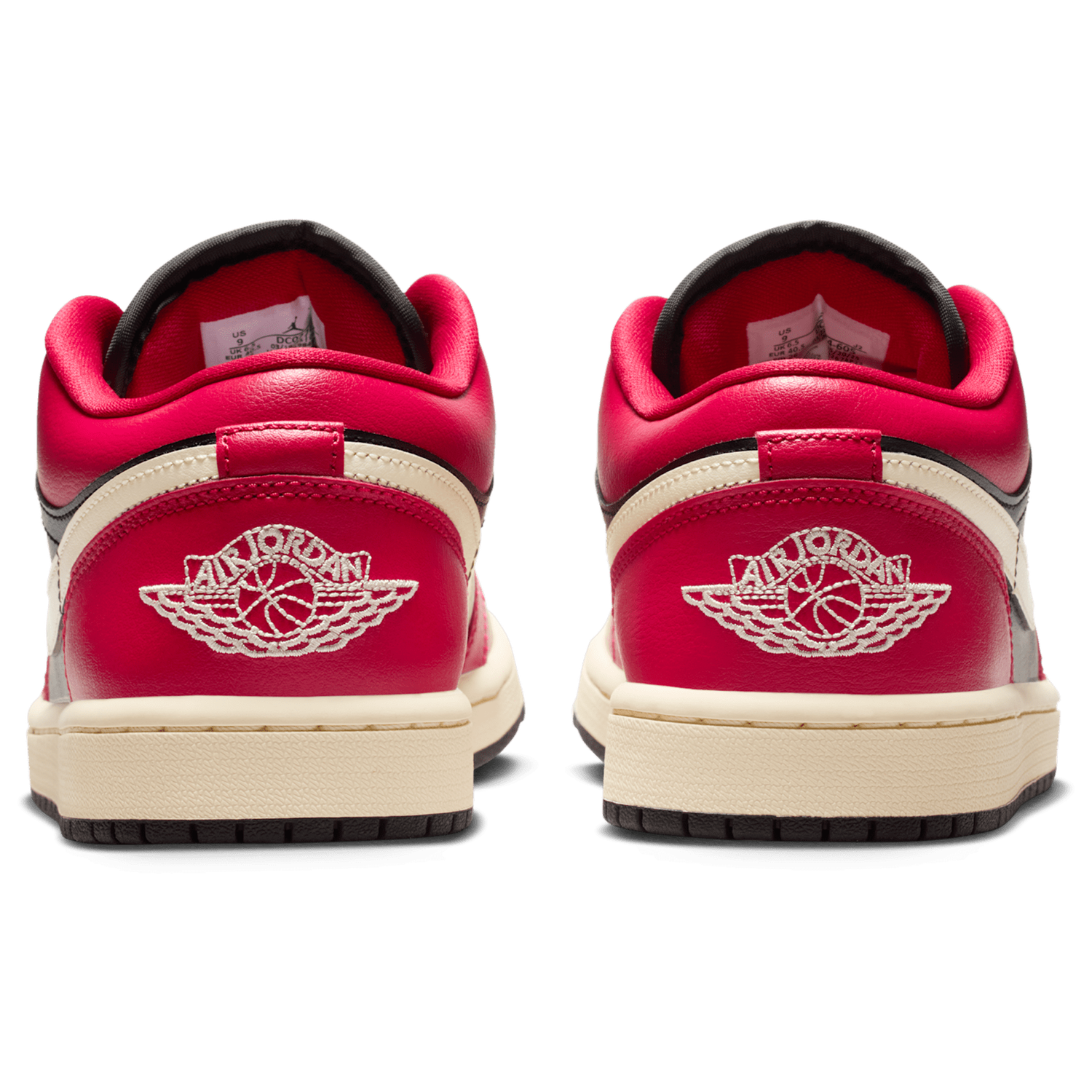 Jordan AJ 1 Low - Women's - Black/Mystic Hibiscus/Coconut Milk