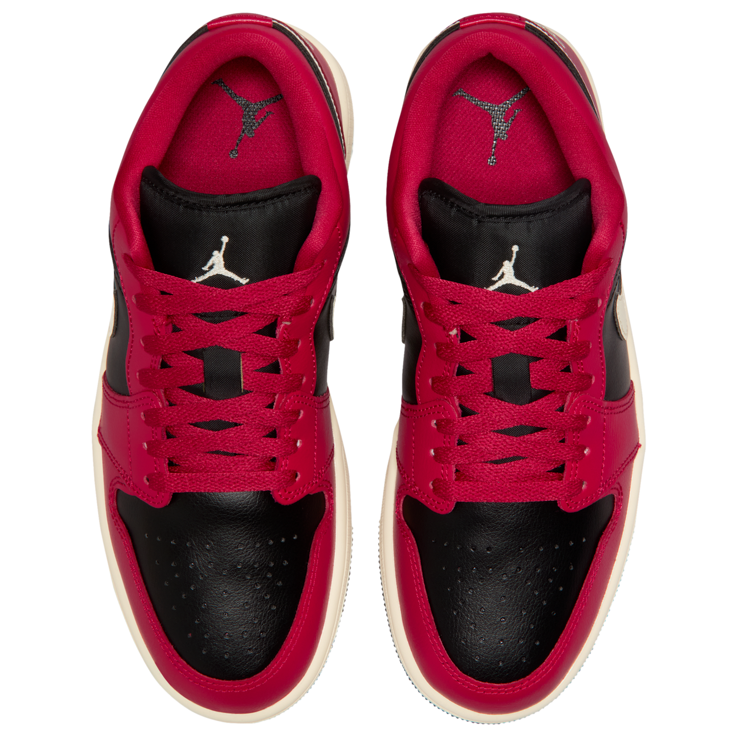 Jordan AJ 1 Low - Women's - Black/Mystic Hibiscus/Coconut Milk