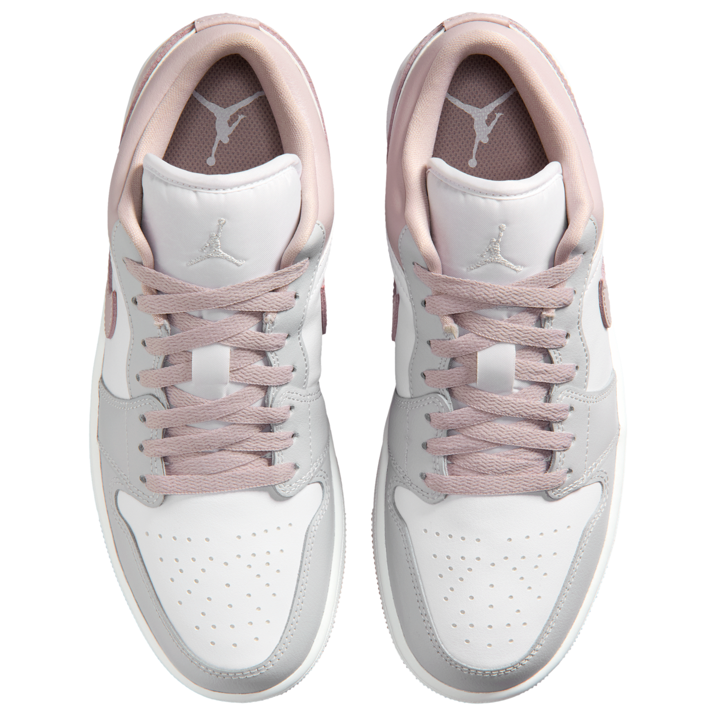 Jordan AJ 1 Low - Women's - Enigma Stone/Particle Rose/White