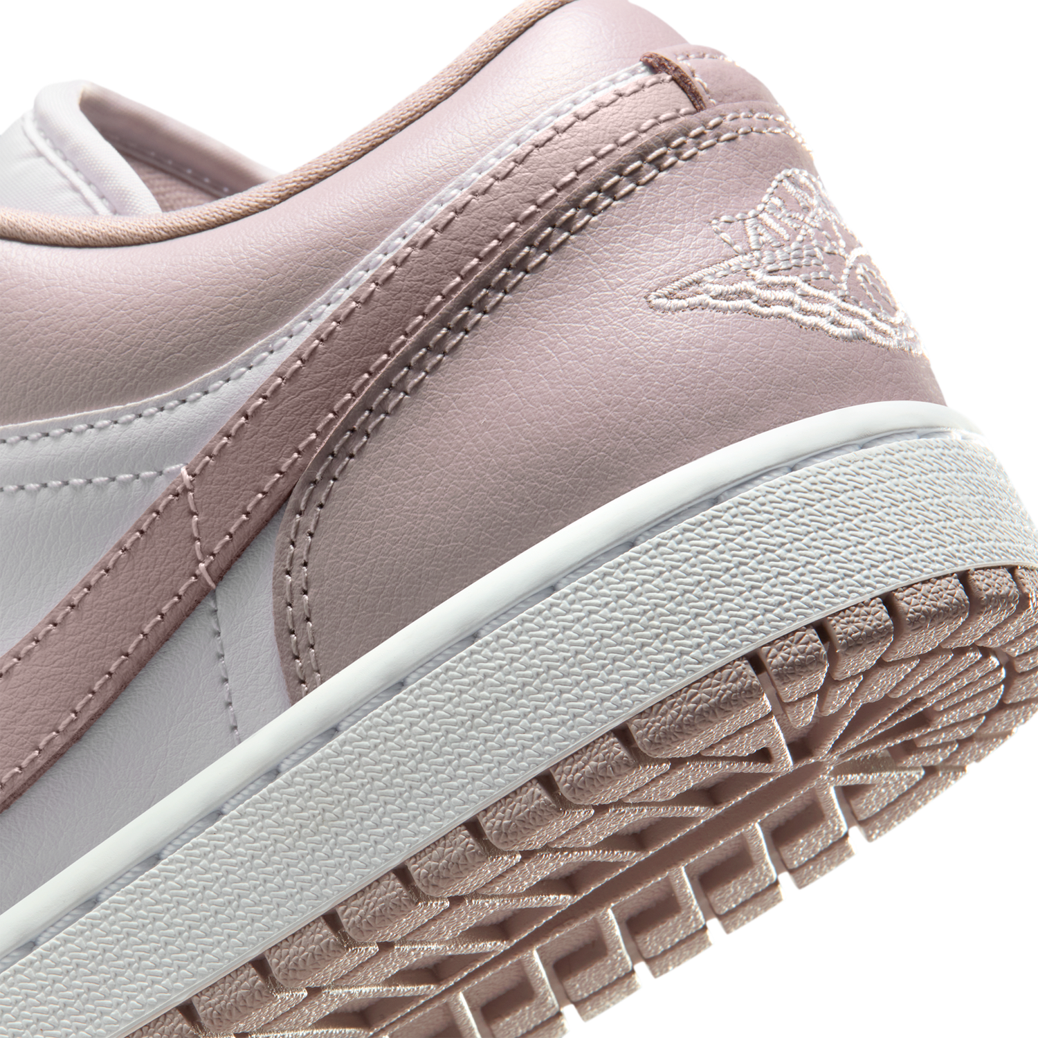 Jordan AJ 1 Low - Women's - Enigma Stone/Particle Rose/White