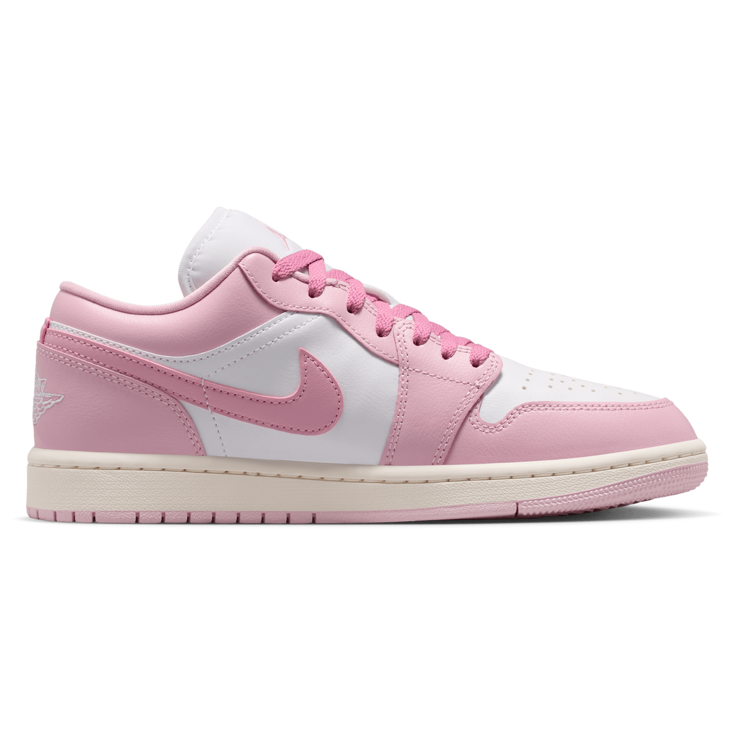 Jordan AJ 1 Low - Women's - Elemental Pink/Iced Carmine/White