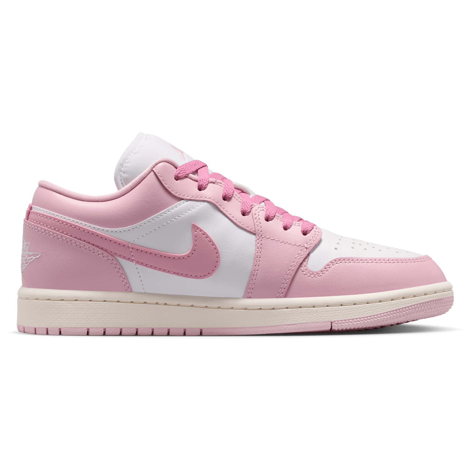 Jordan AJ 1 Low - Women's - Elemental Pink/Iced Carmine/White