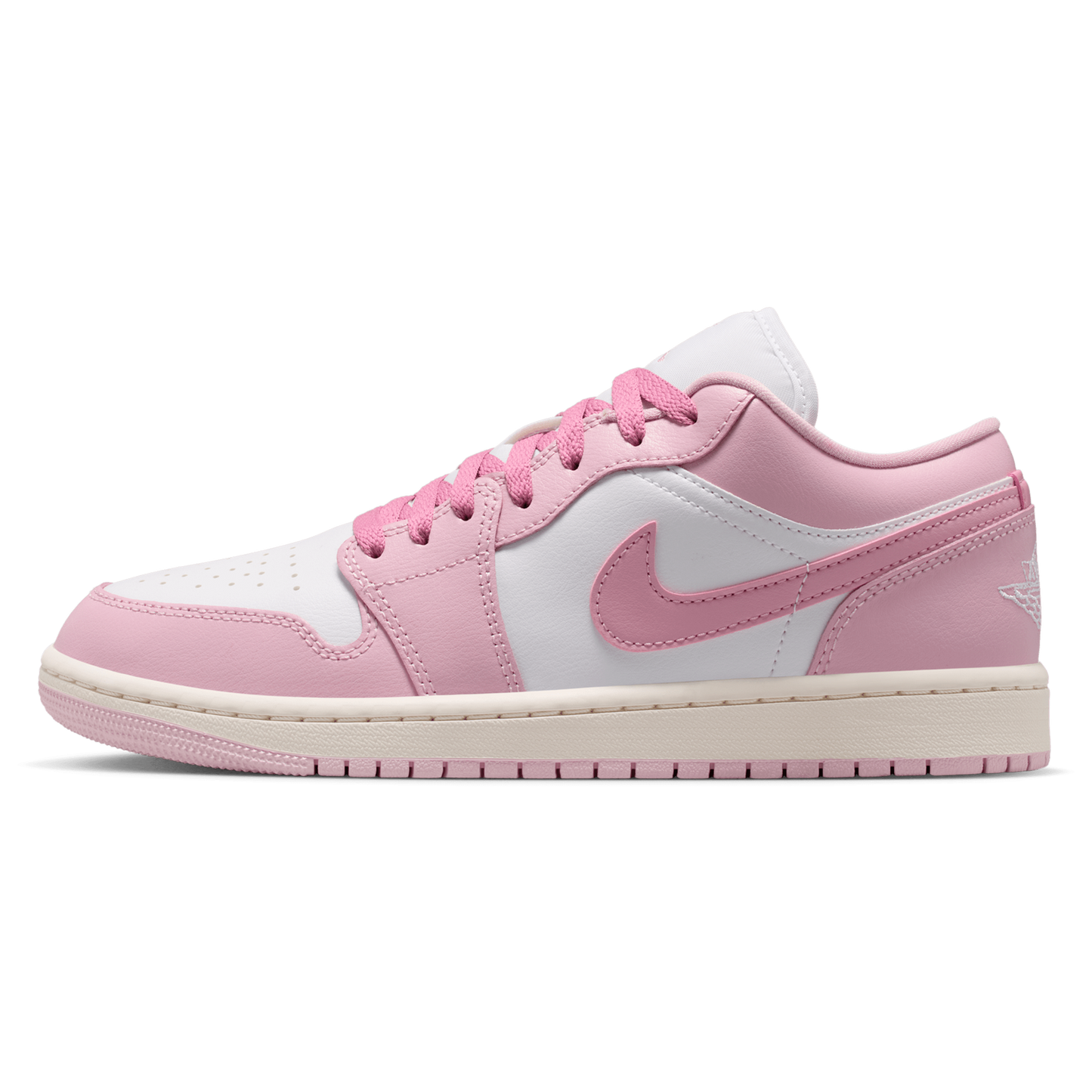 Jordan AJ 1 Low - Women's - Elemental Pink/Iced Carmine/White
