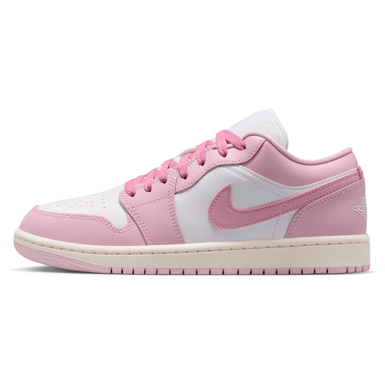 Jordan AJ 1 Low - Women's - Elemental Pink/Iced Carmine/White