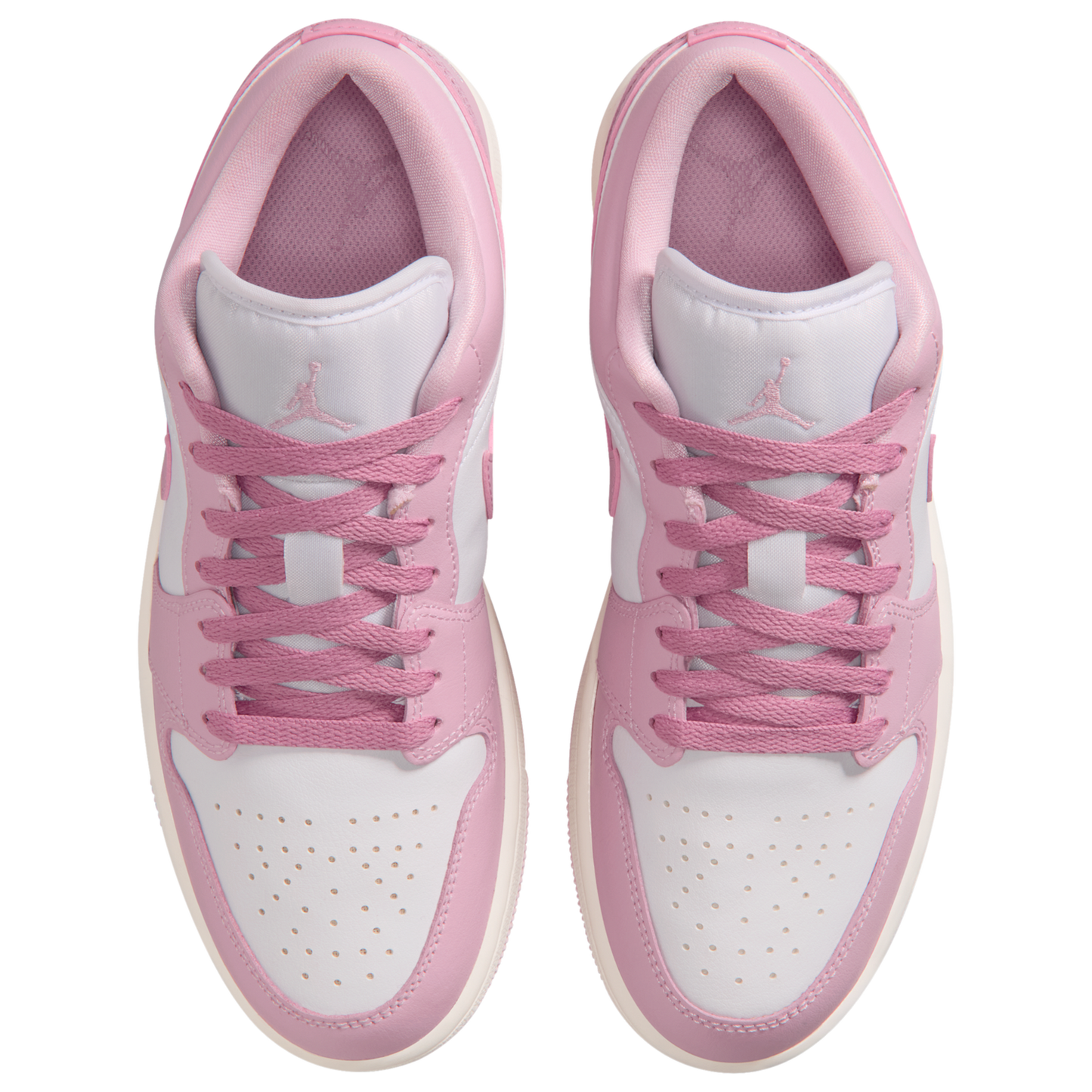 Jordan AJ 1 Low - Women's - Elemental Pink/Iced Carmine/White